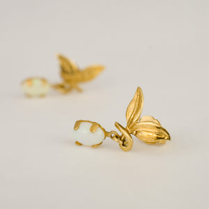 Dangling Opal Studs