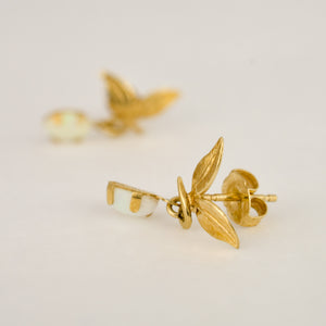 Dangling Opal Studs