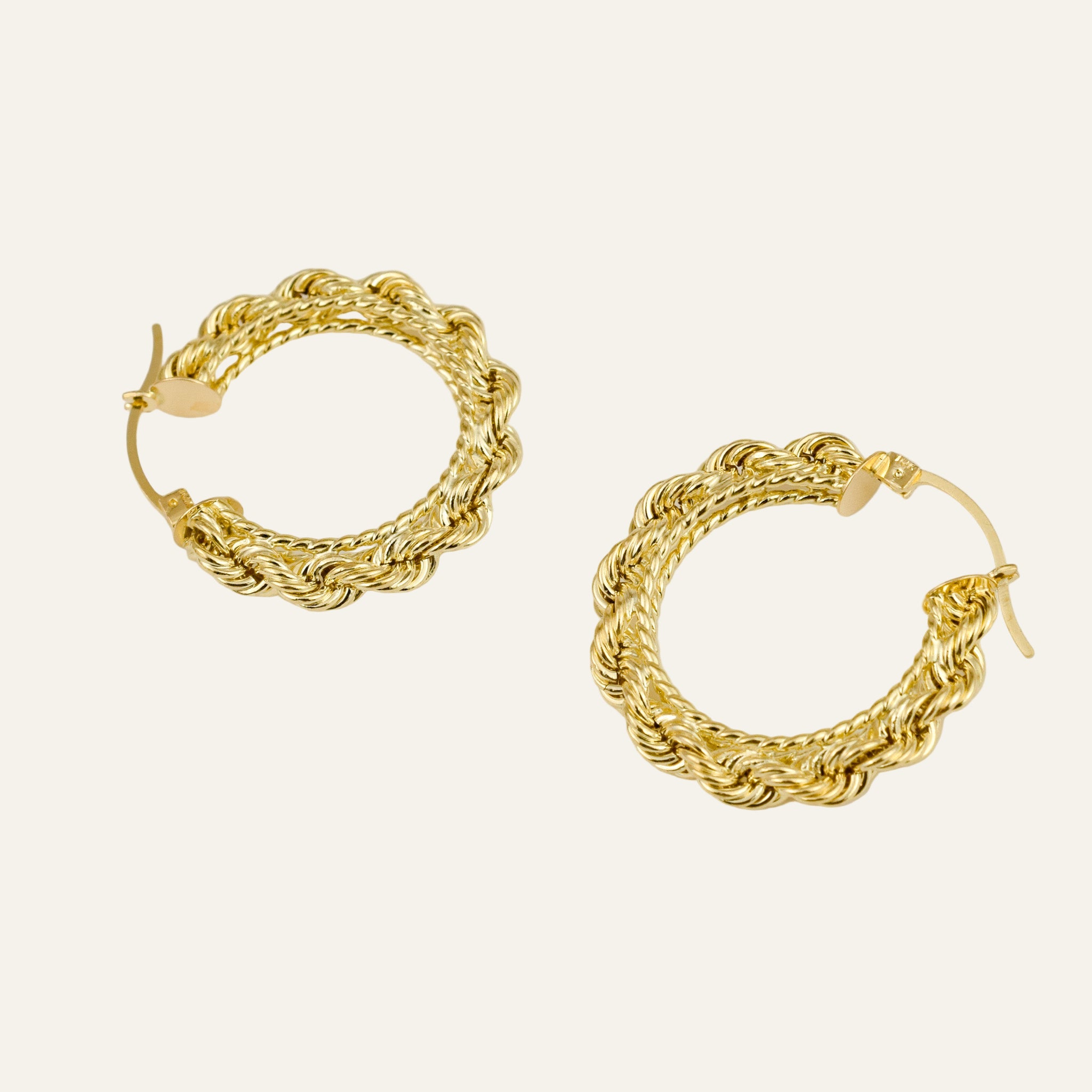 27.5mm Rope Twist Hoops