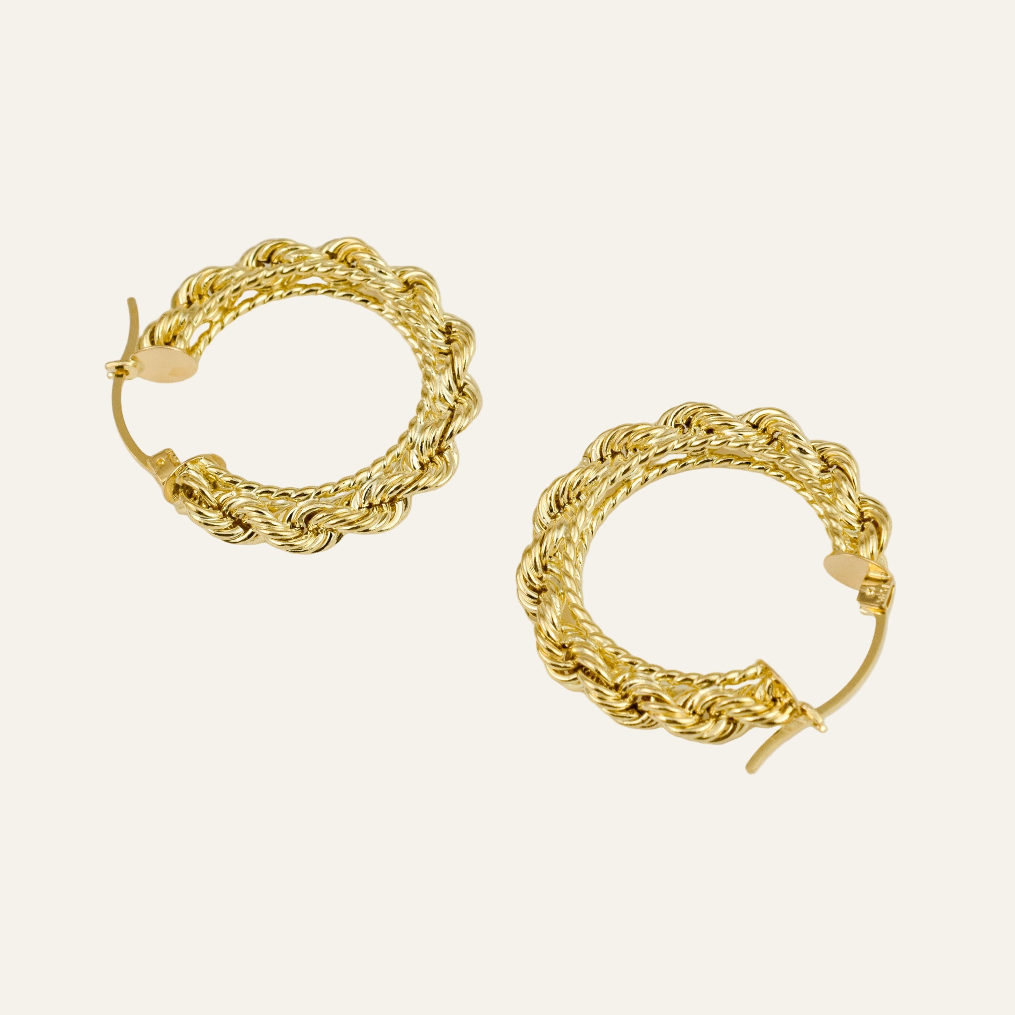 27.5mm Rope Twist Hoops
