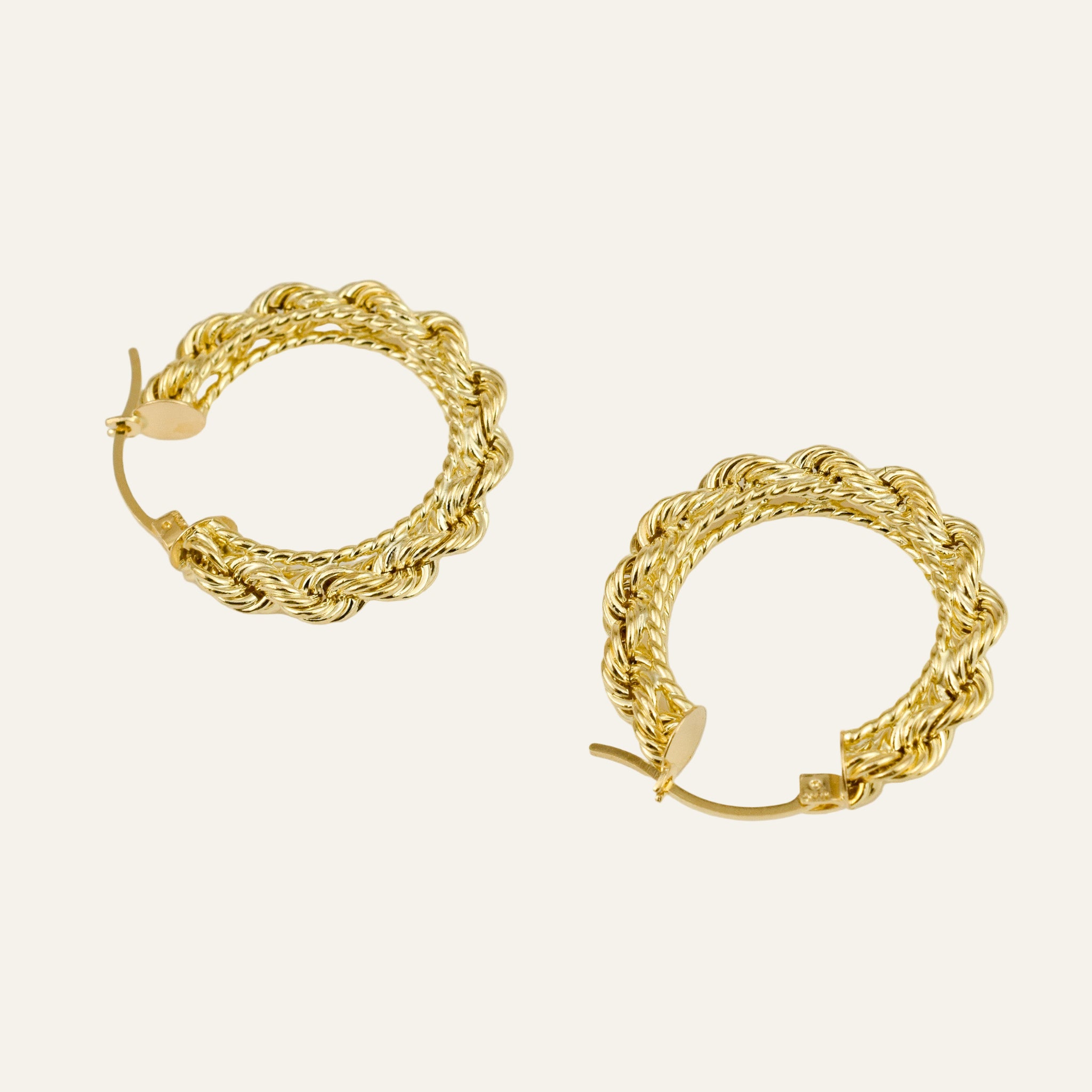 27.5mm Rope Twist Hoops