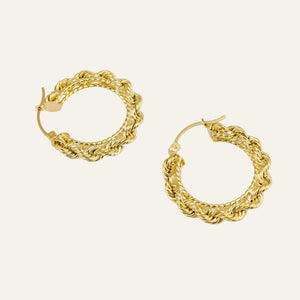 27.5mm Rope Twist Hoops