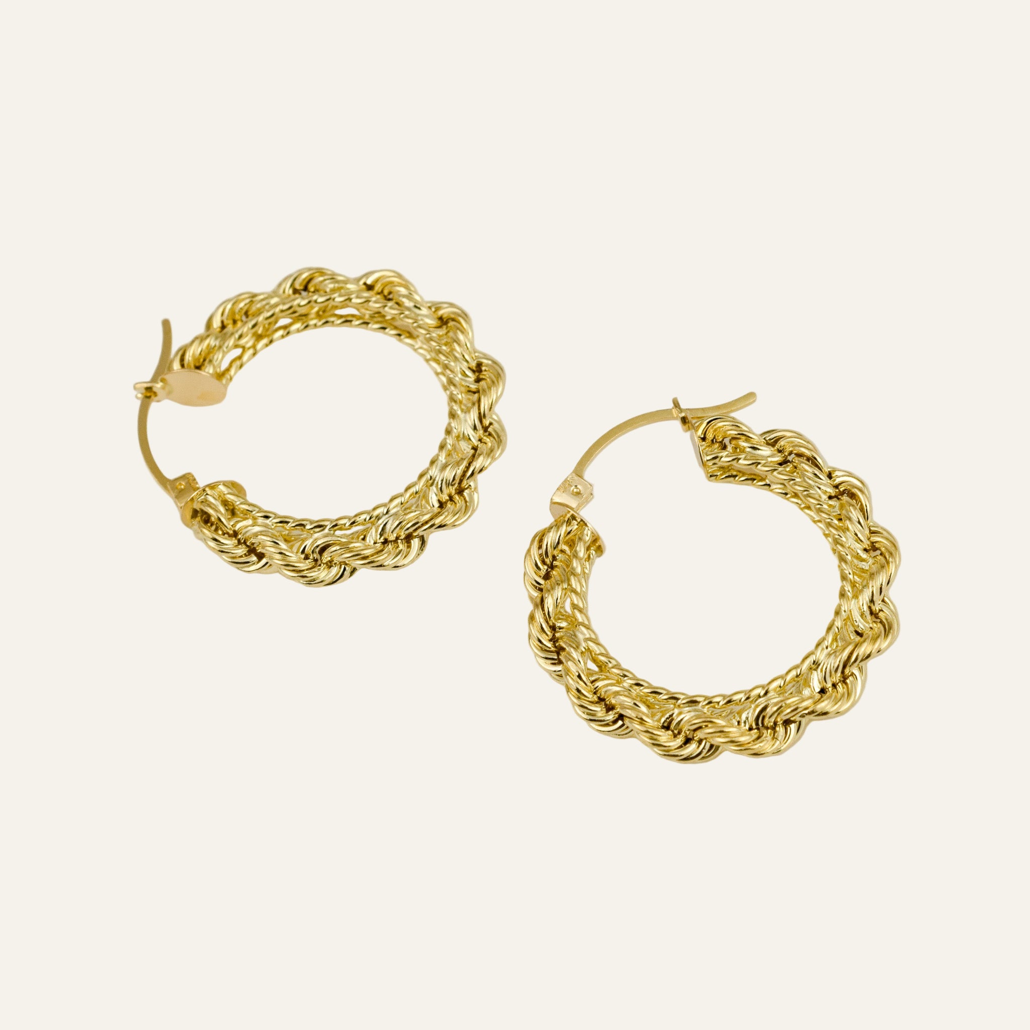 27.5mm Rope Twist Hoops
