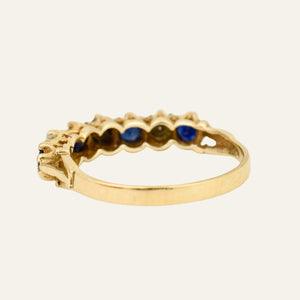 Vintage Sapphire and Diamond Ring