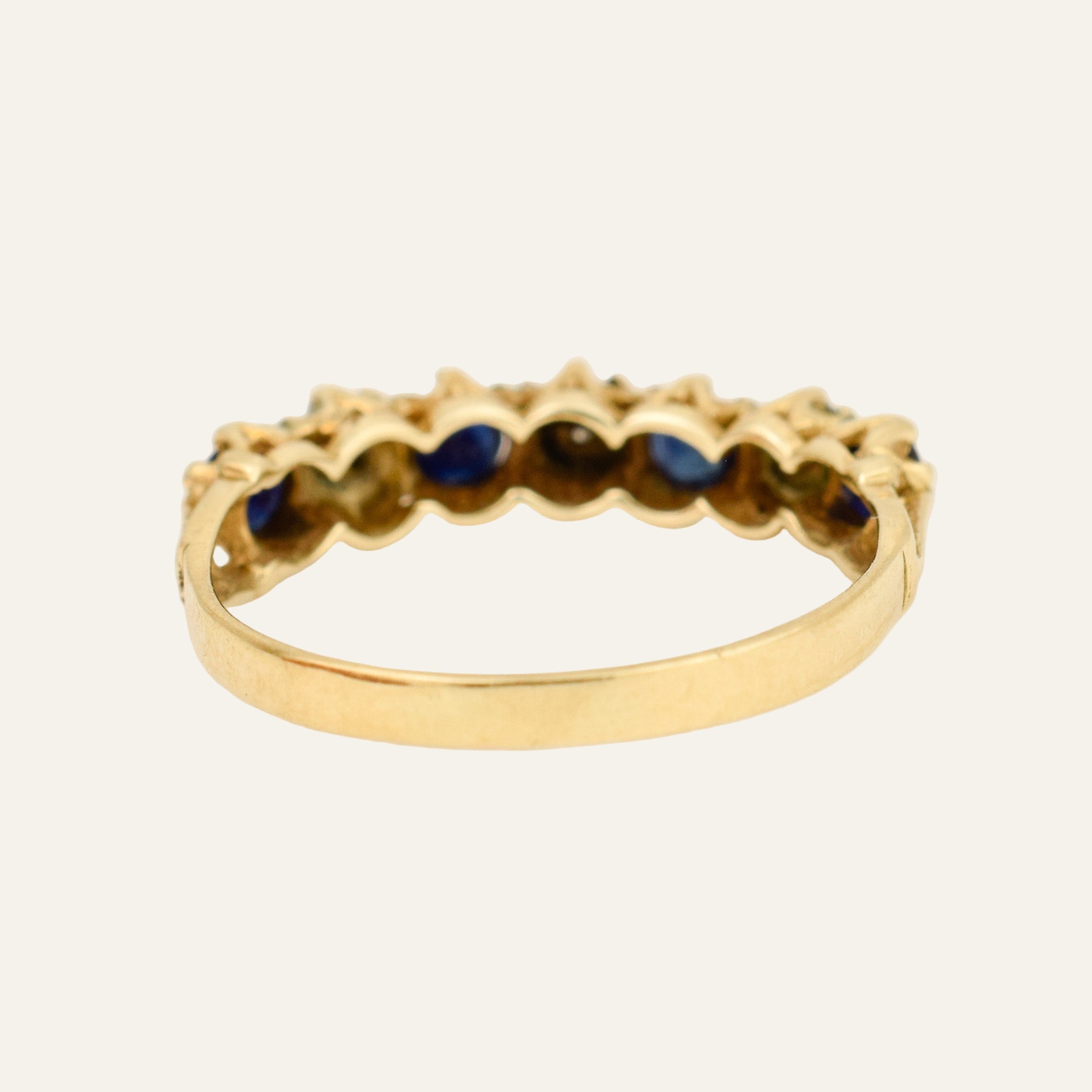 Vintage Sapphire and Diamond Ring