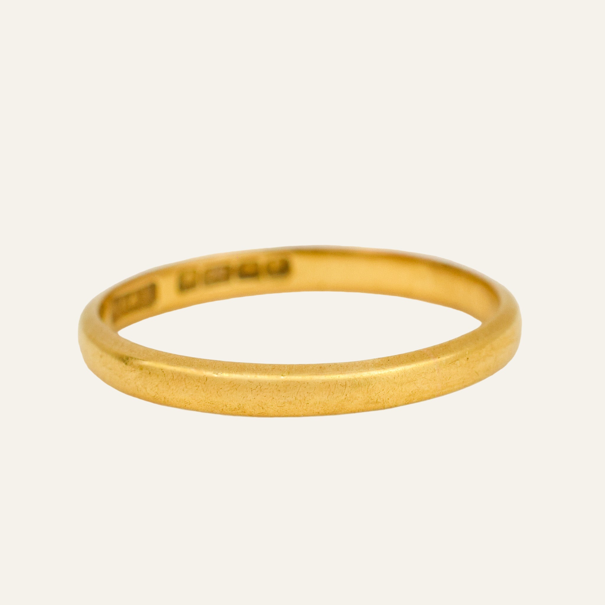 2.2mm 22k Gold Band