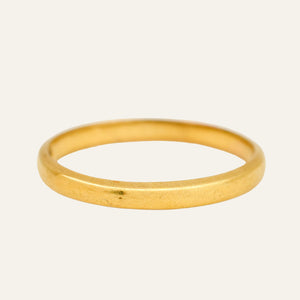 2.2mm 22k Gold Band