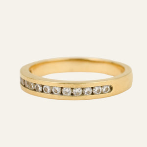 13 Diamond Channel Set Band