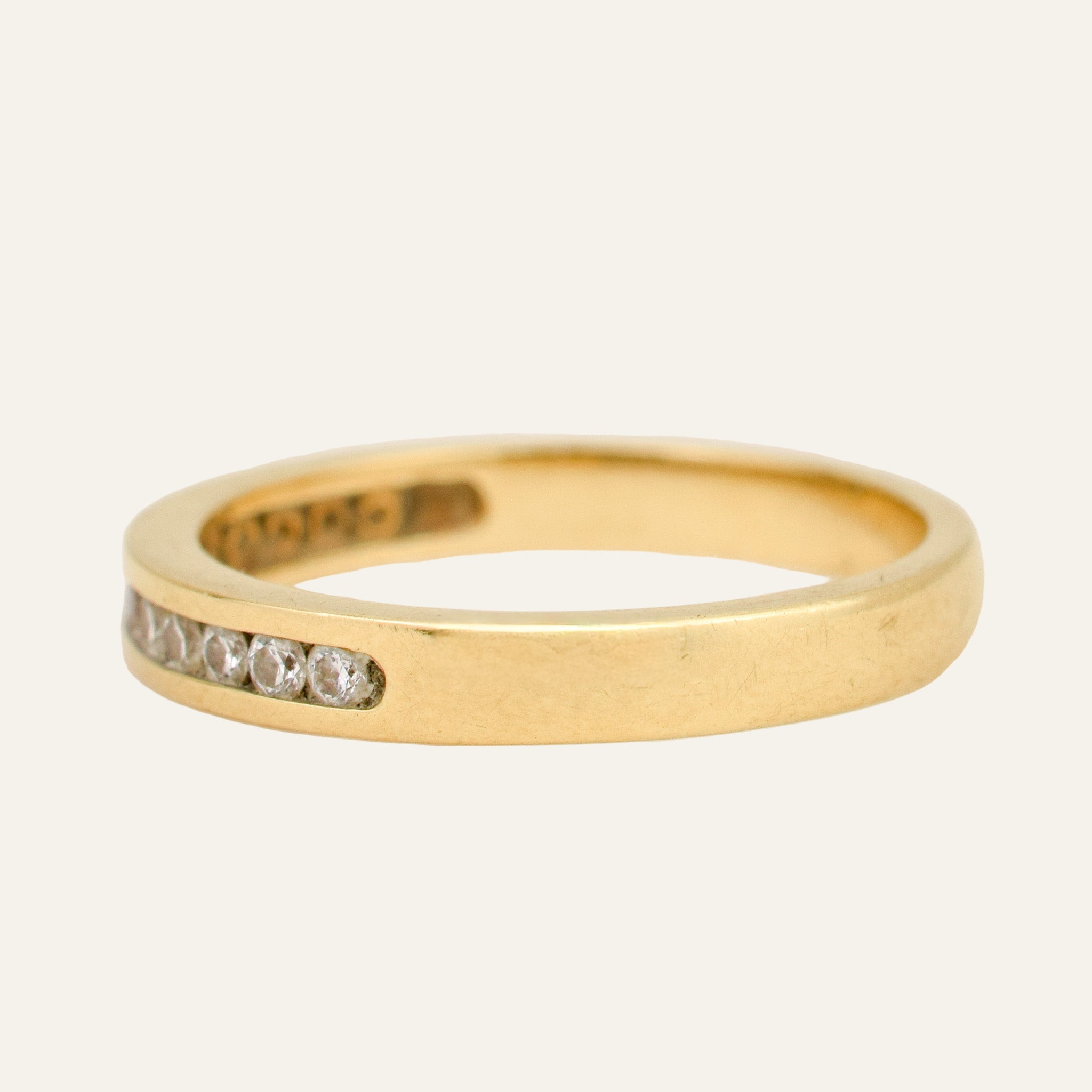 13 Diamond Channel Set Band