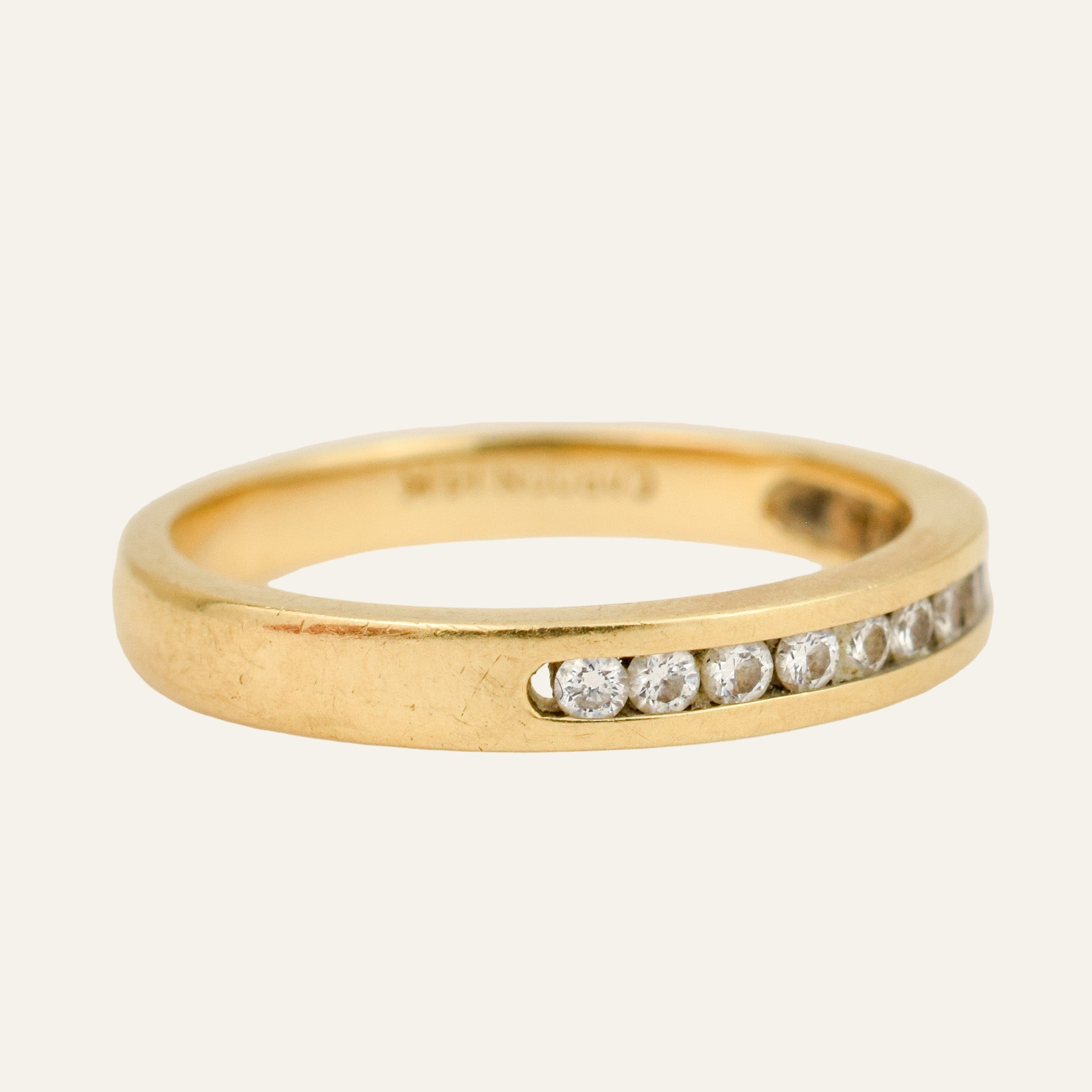 13 Diamond Channel Set Band