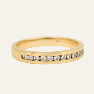 13 Diamond Channel Set Band