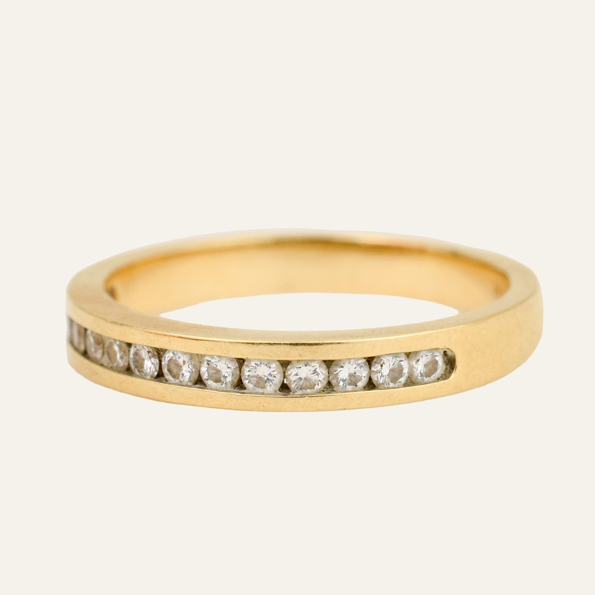 13 Diamond Channel Set Band
