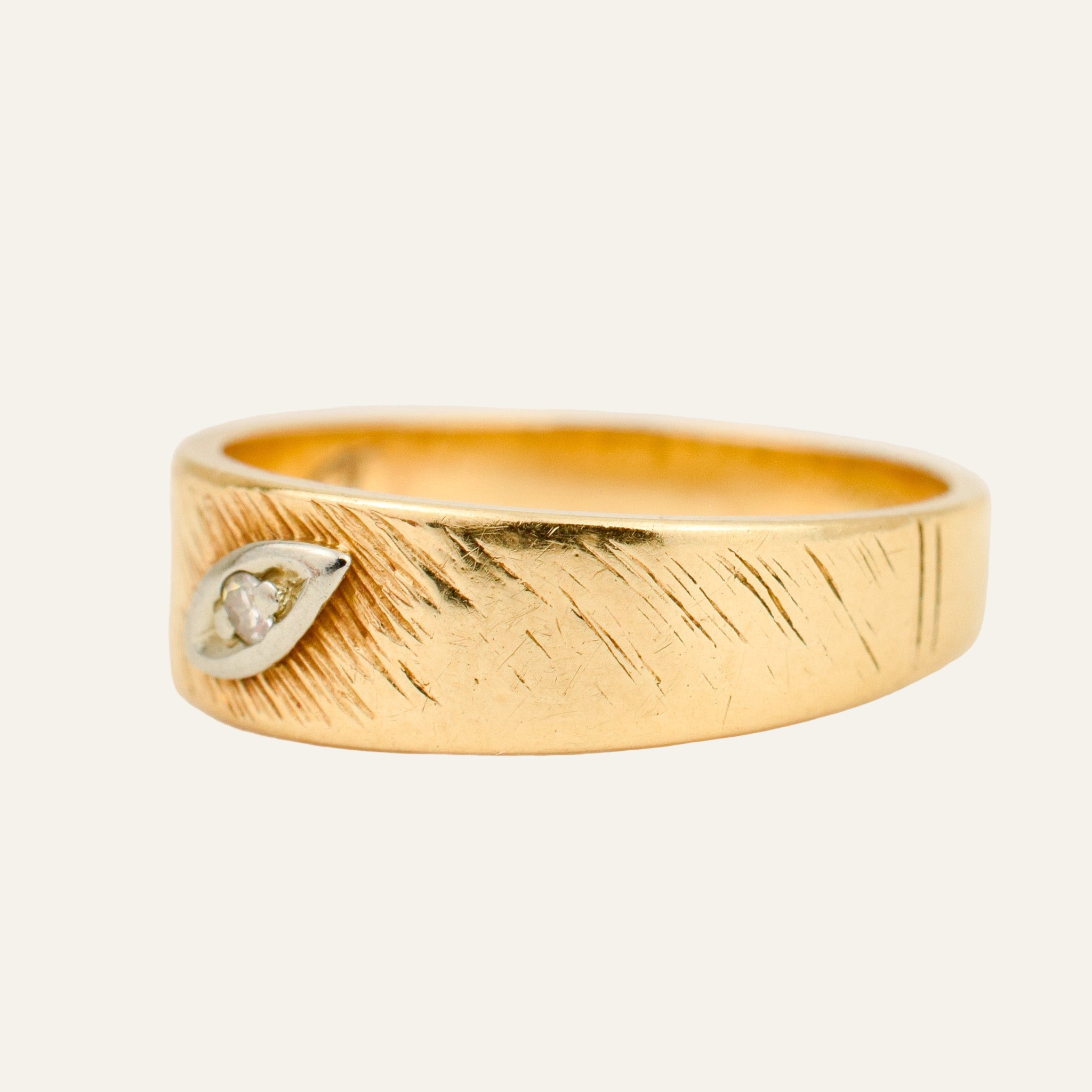 Marquise Detail Diamond Band