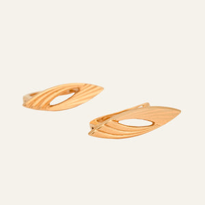 Vintage Gold Marquise Earrings
