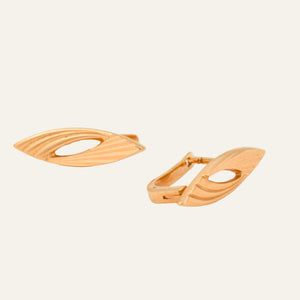 Vintage Gold Marquise Earrings