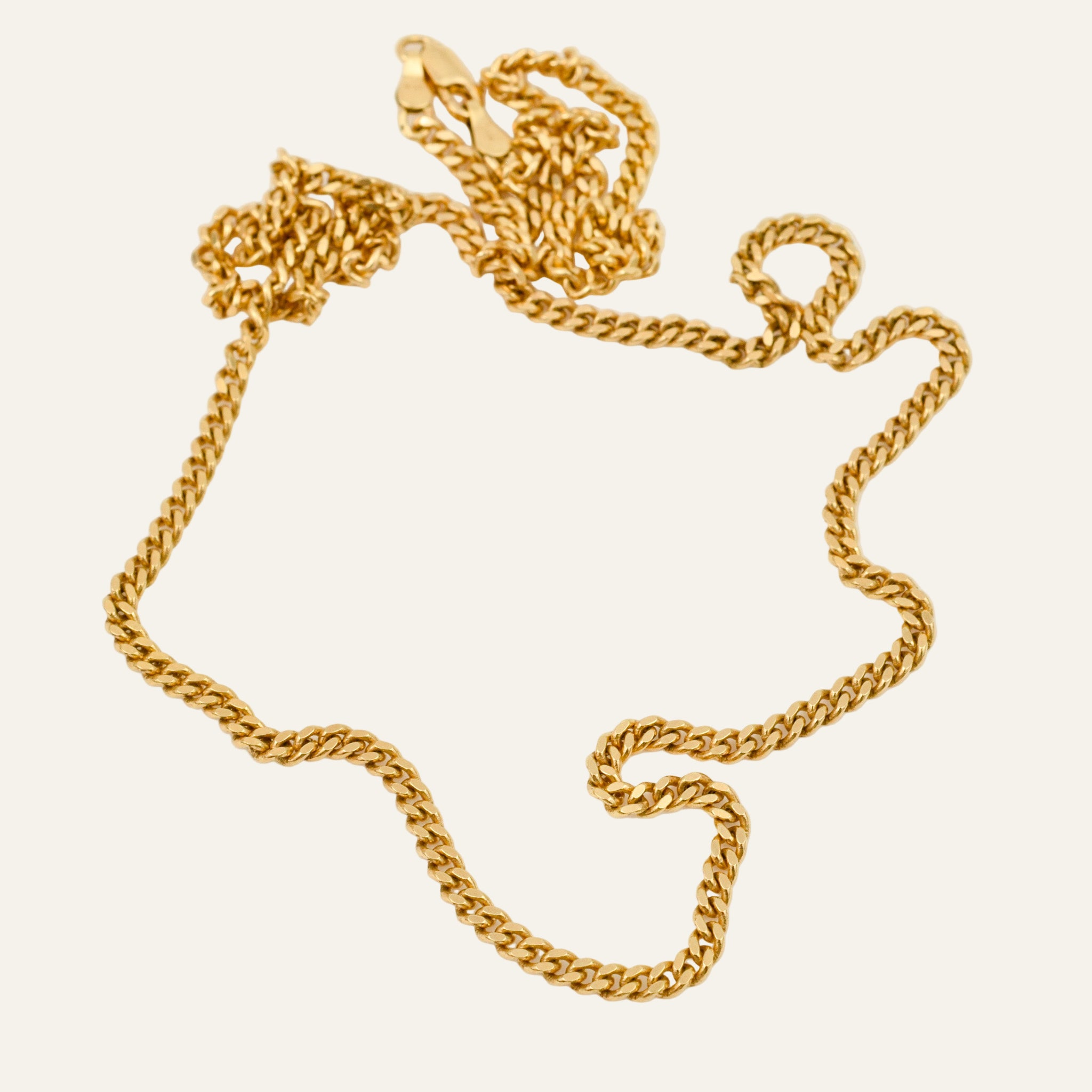 22" Thick Curb Chain Necklace
