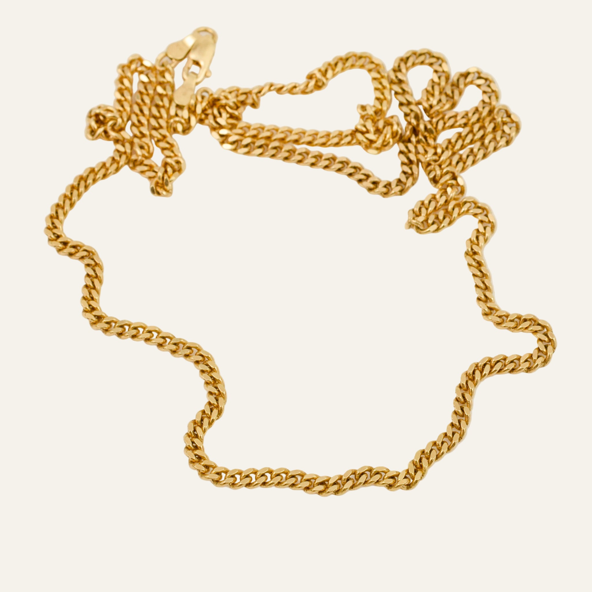 22" Thick Curb Chain Necklace