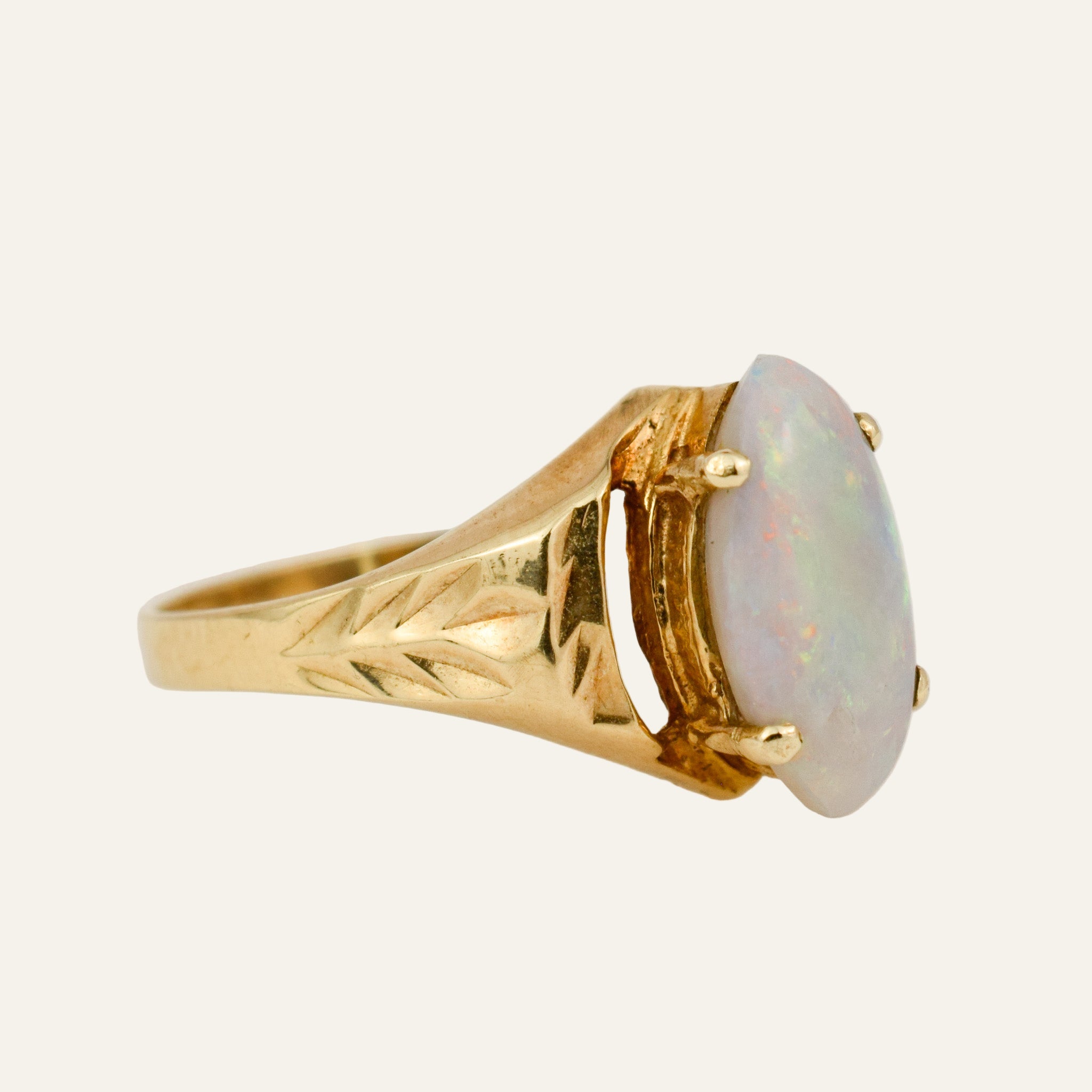 Marquise Opal Ring