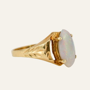 Marquise Opal Ring