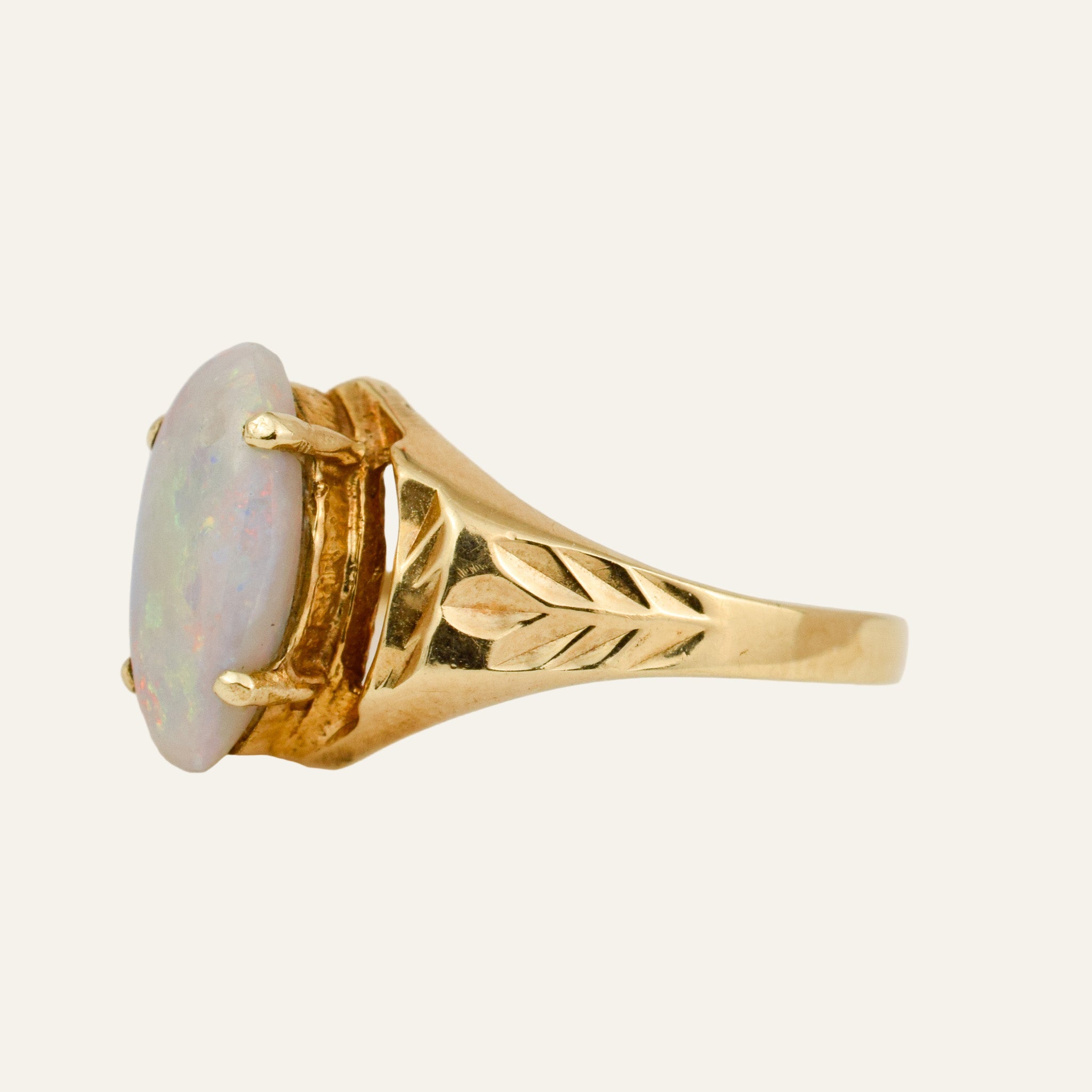 Marquise Opal Ring