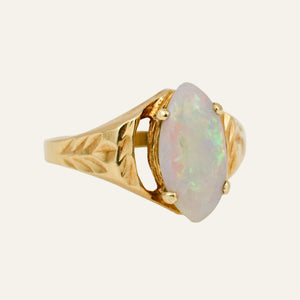Marquise Opal Ring