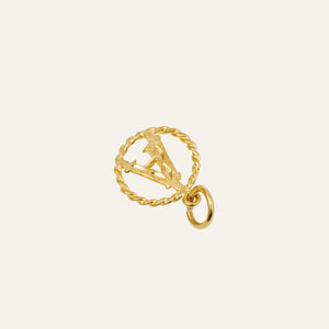 Circular 'A' Charm