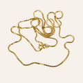 24" Rounded Box Chain Necklace