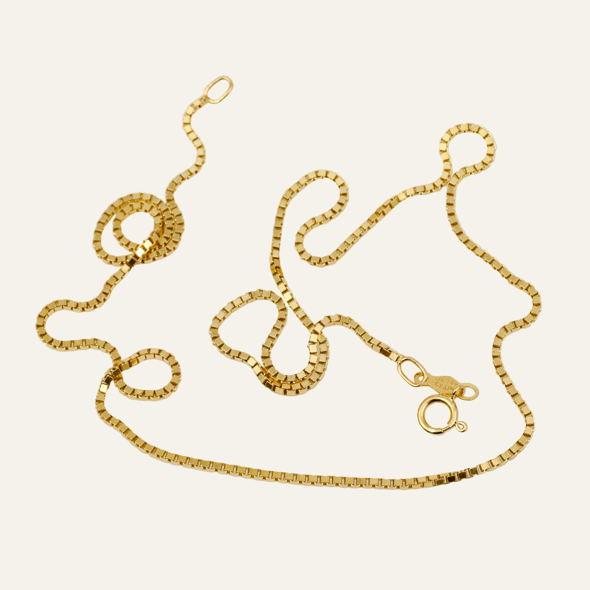 16.5" Box Link Necklace