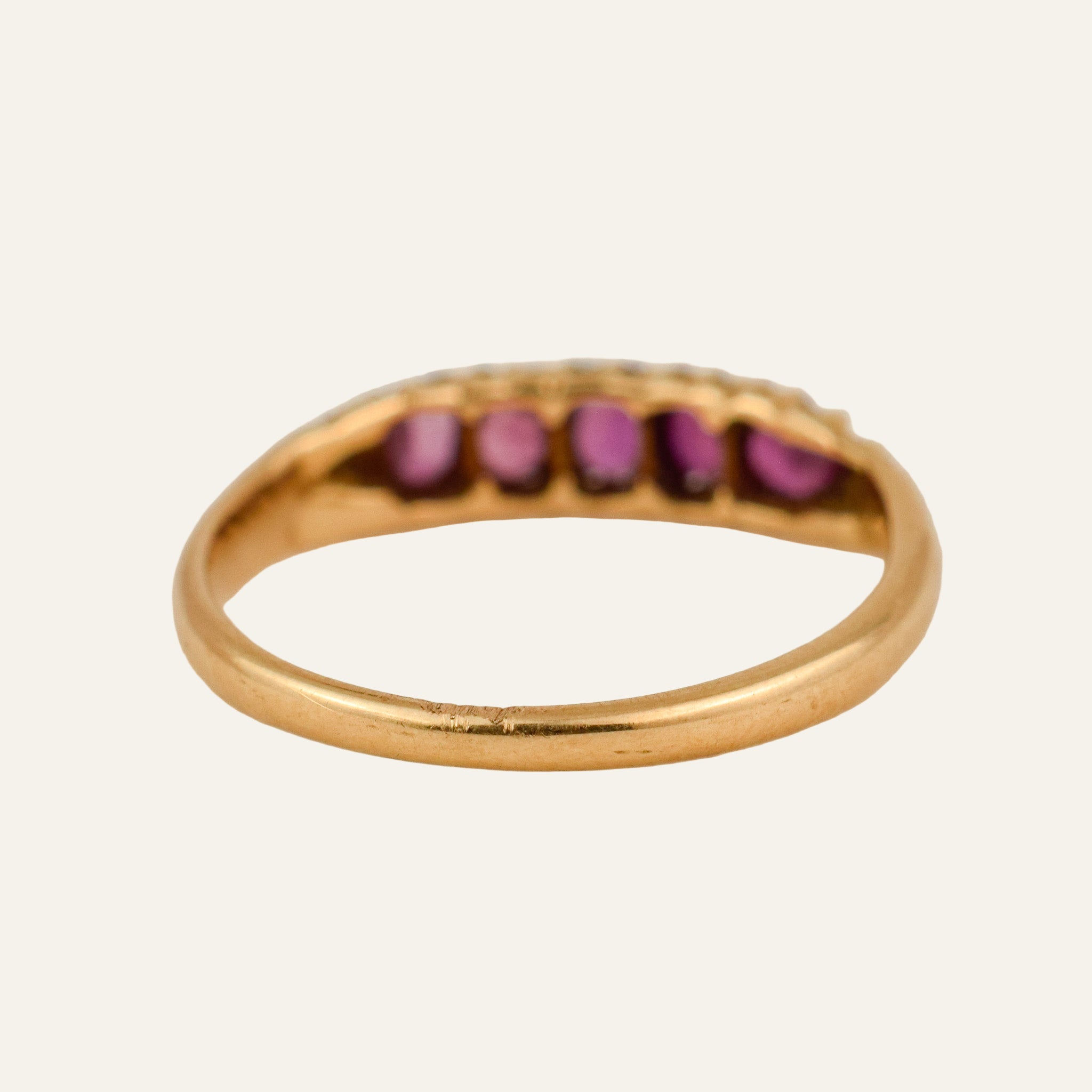 Antique 5 Ruby Band