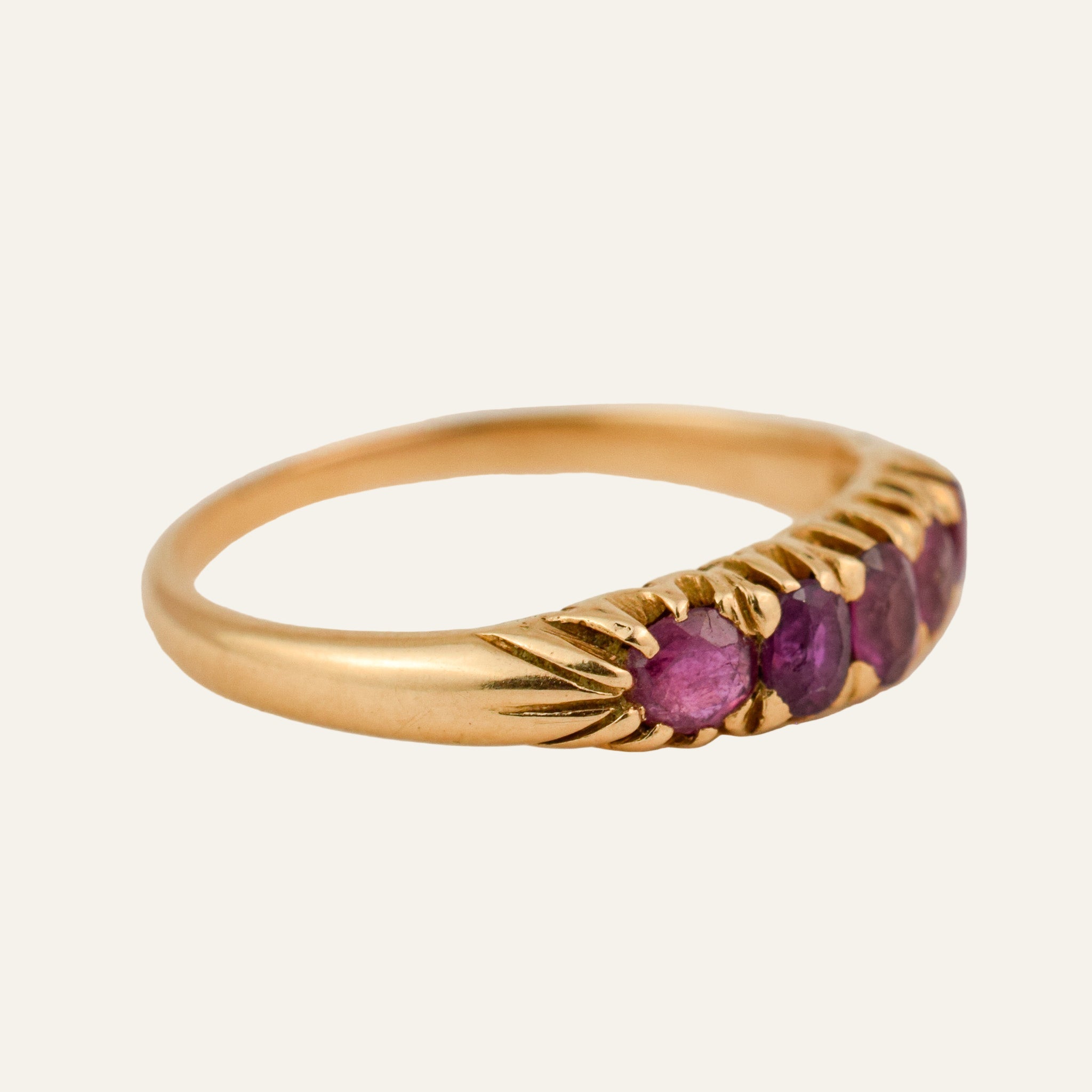 Antique 5 Ruby Band