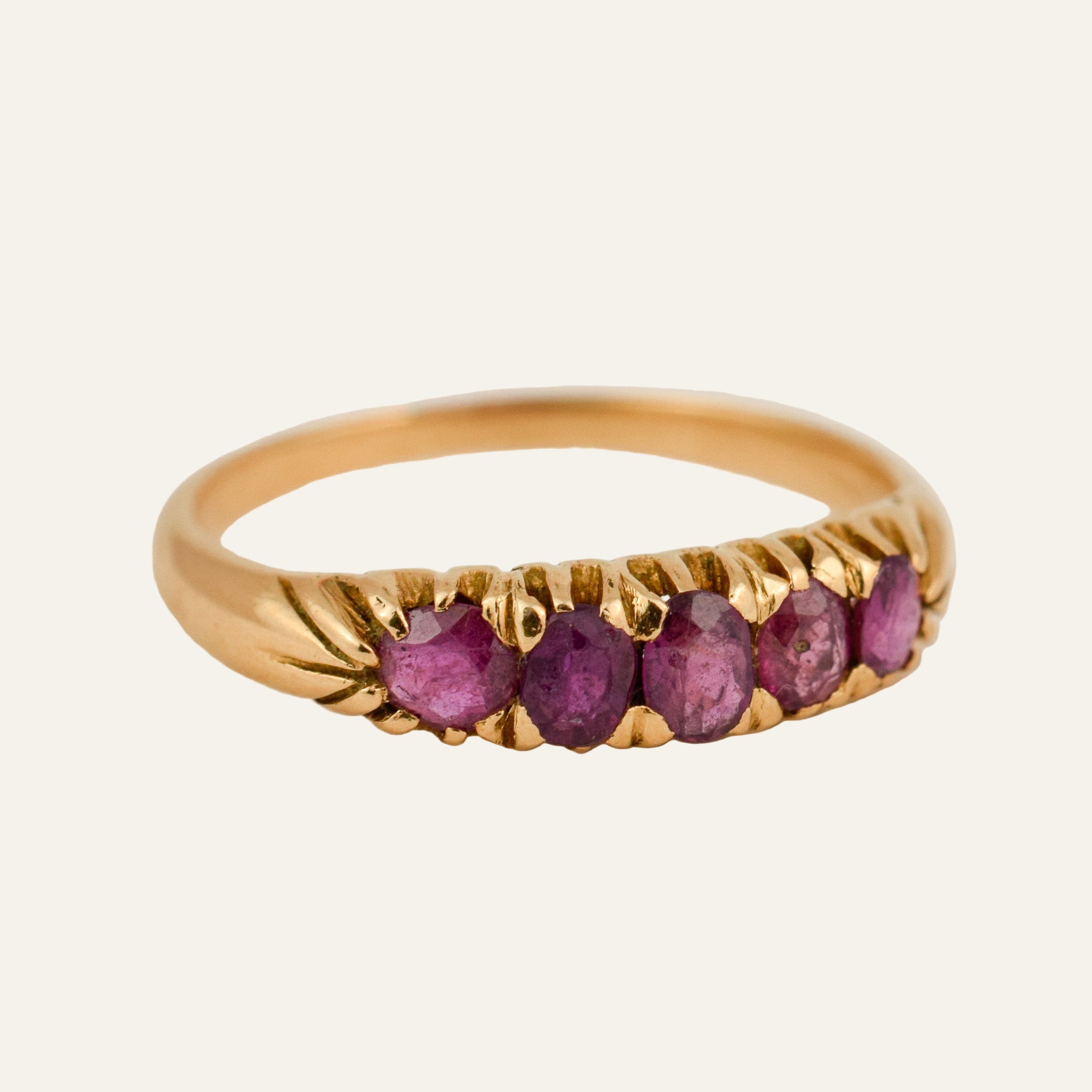 Antique 5 Ruby Band