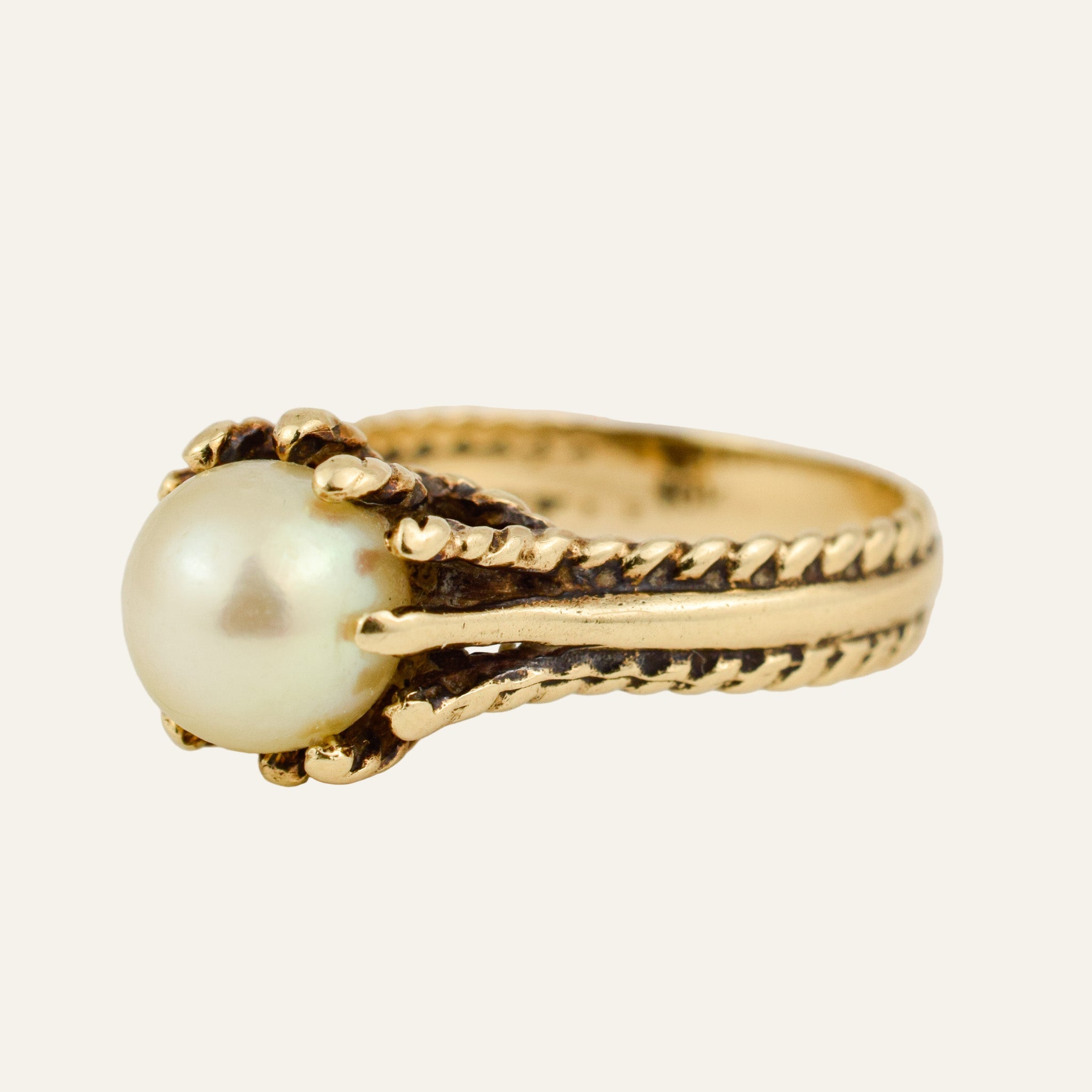 Gothic Pearl Ring