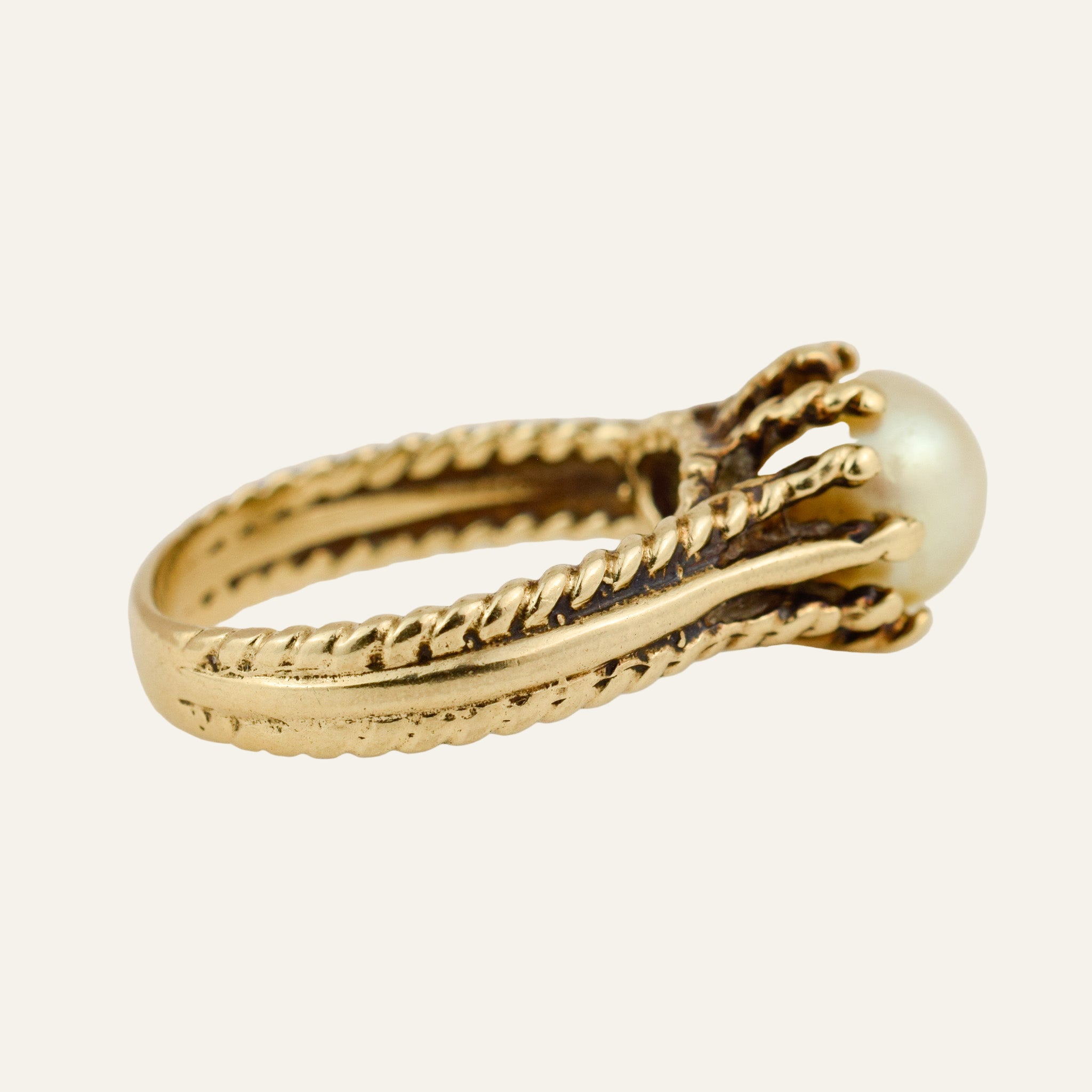 Gothic Pearl Ring