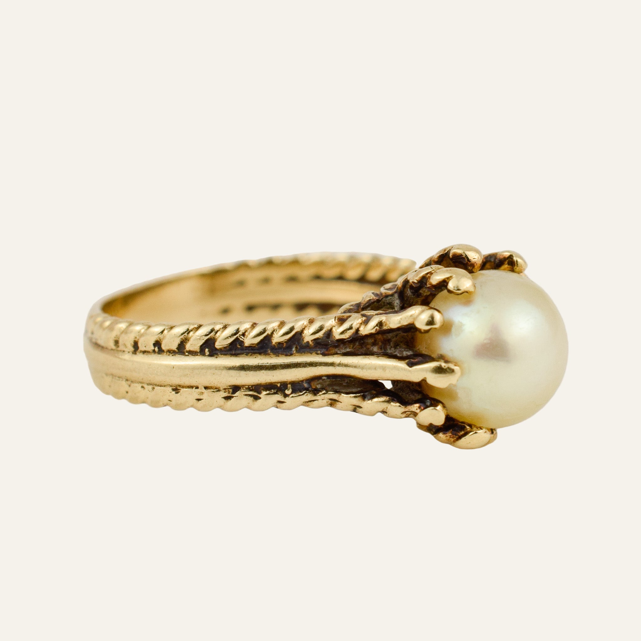 Gothic Pearl Ring