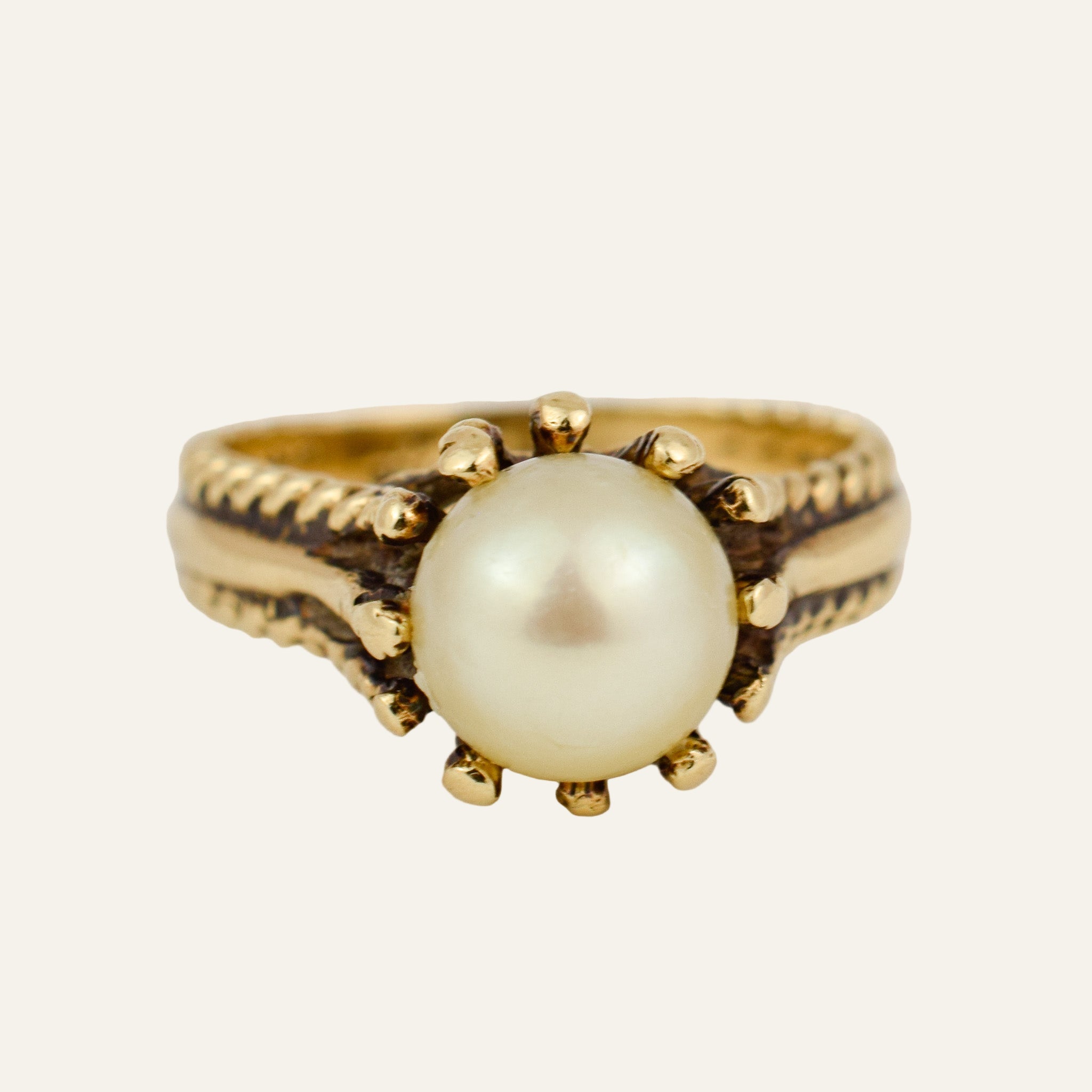 Gothic Pearl Ring