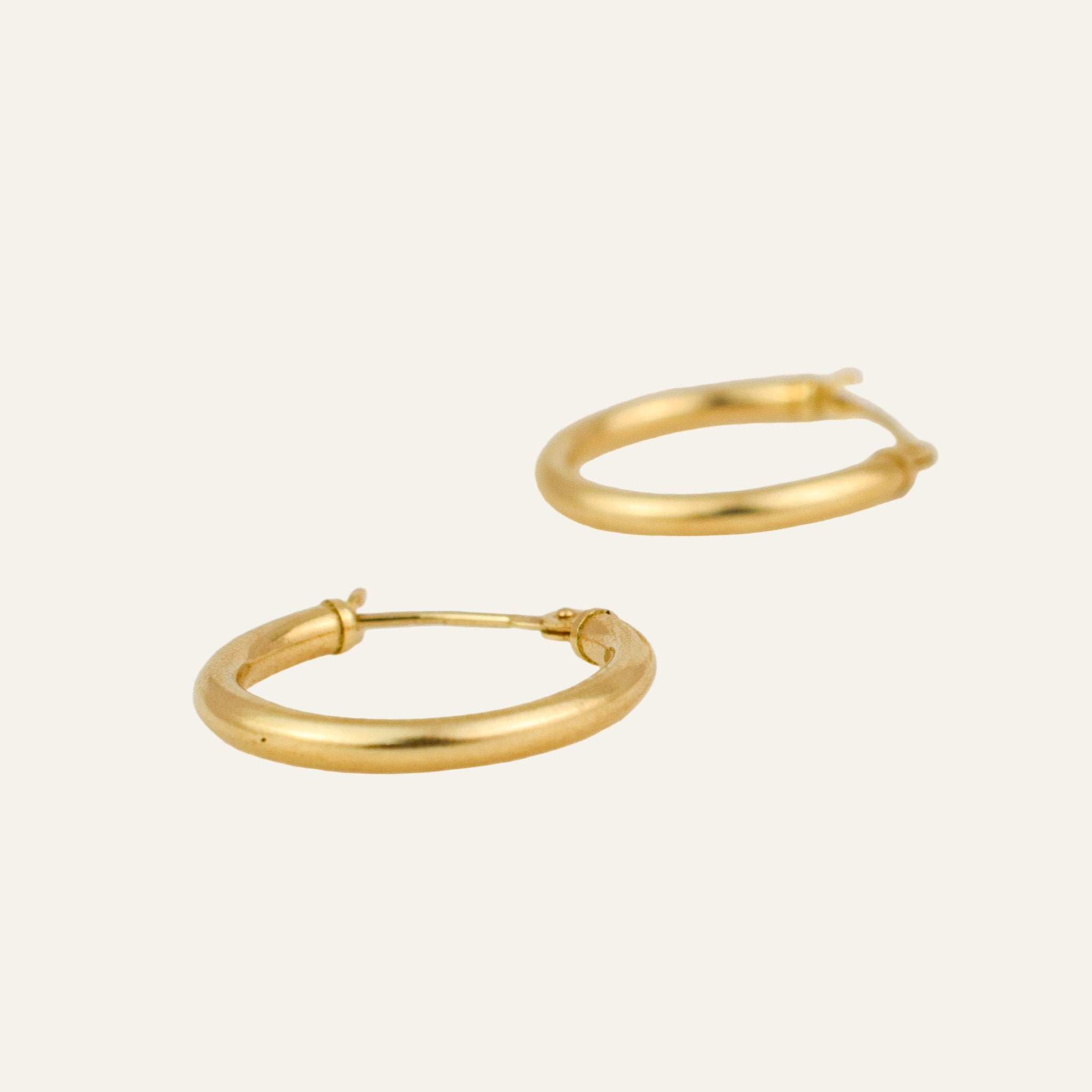 17mm Classic Gold Hoops
