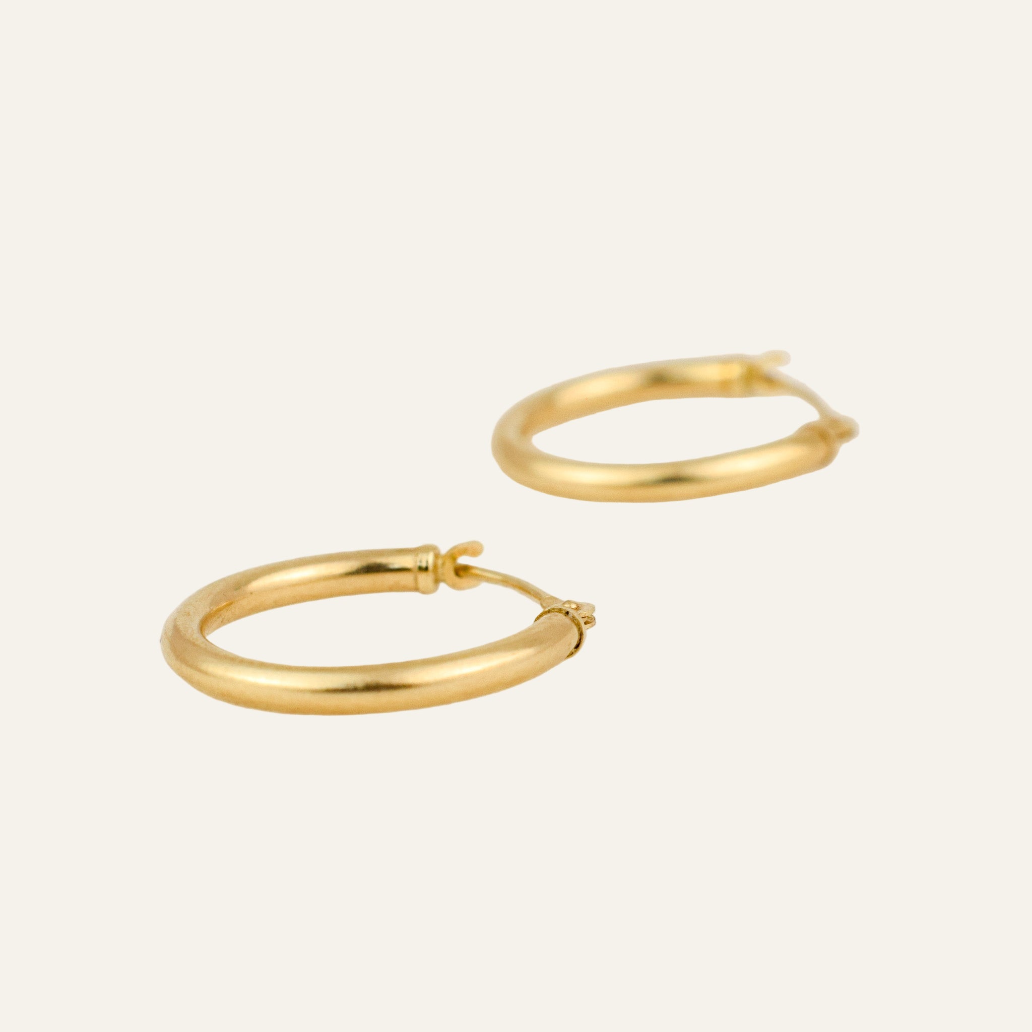 17mm Classic Gold Hoops