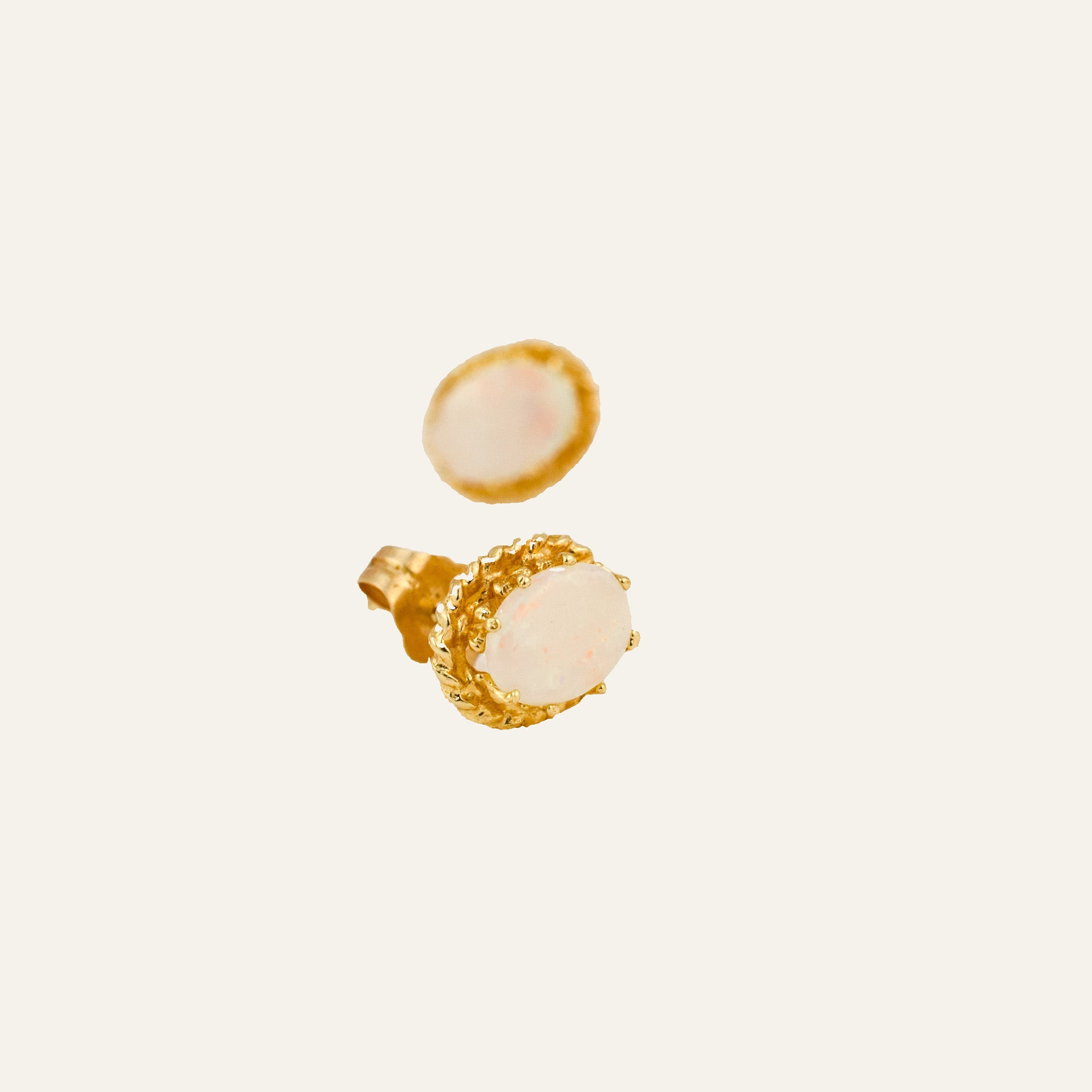 Regal Opal Stud Earrings