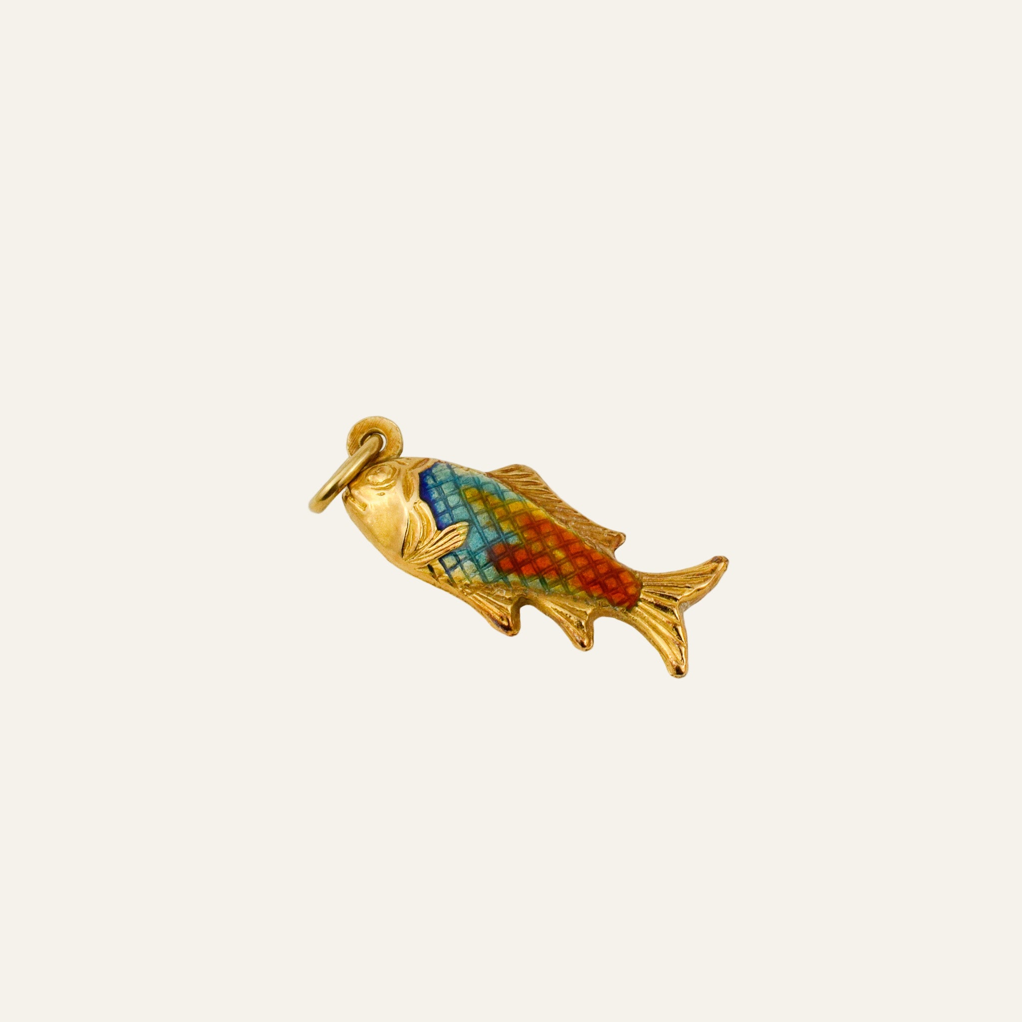 Enamel Fish Pendant