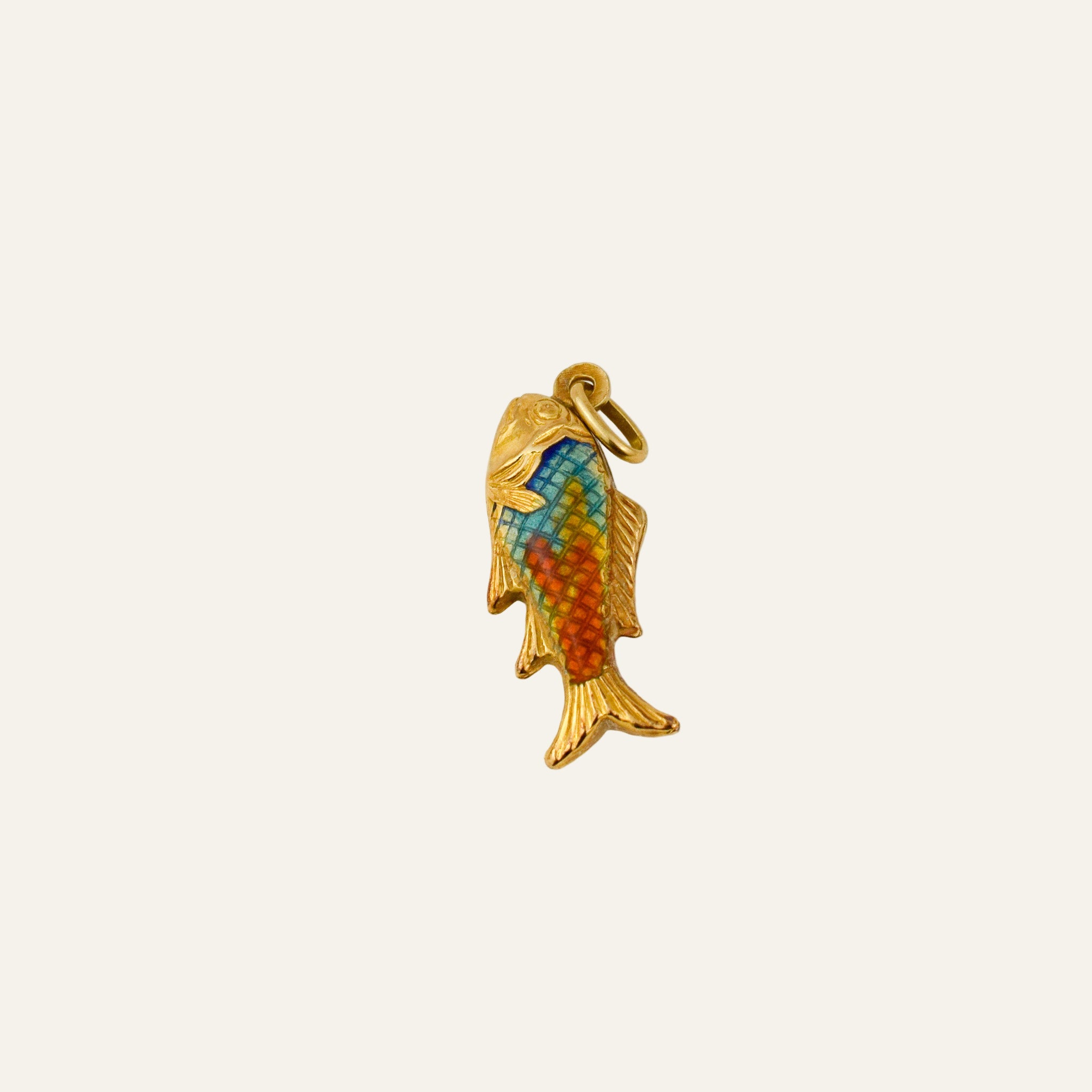 Enamel Fish Pendant