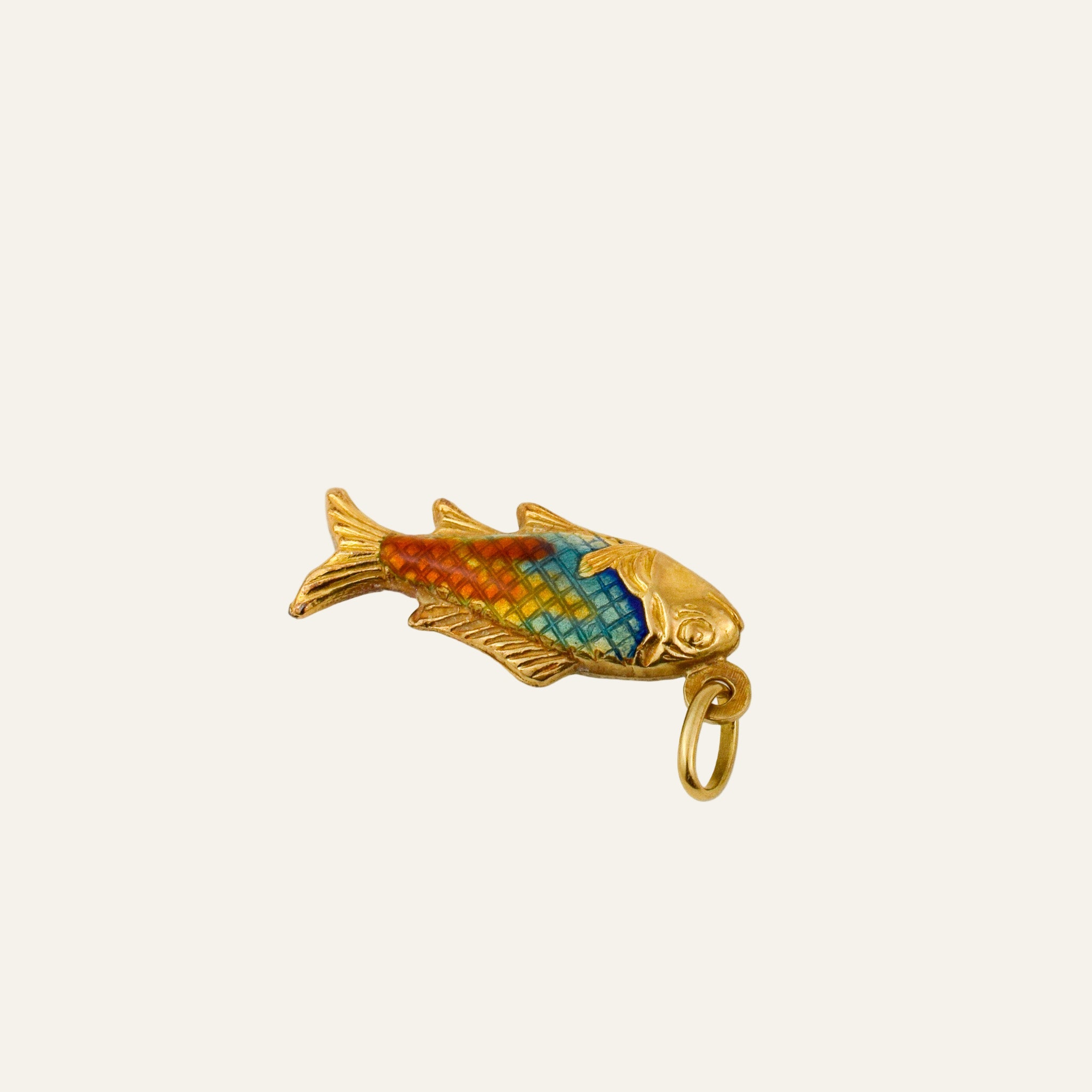 Enamel Fish Pendant