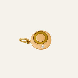 Diamond Moon Pendant