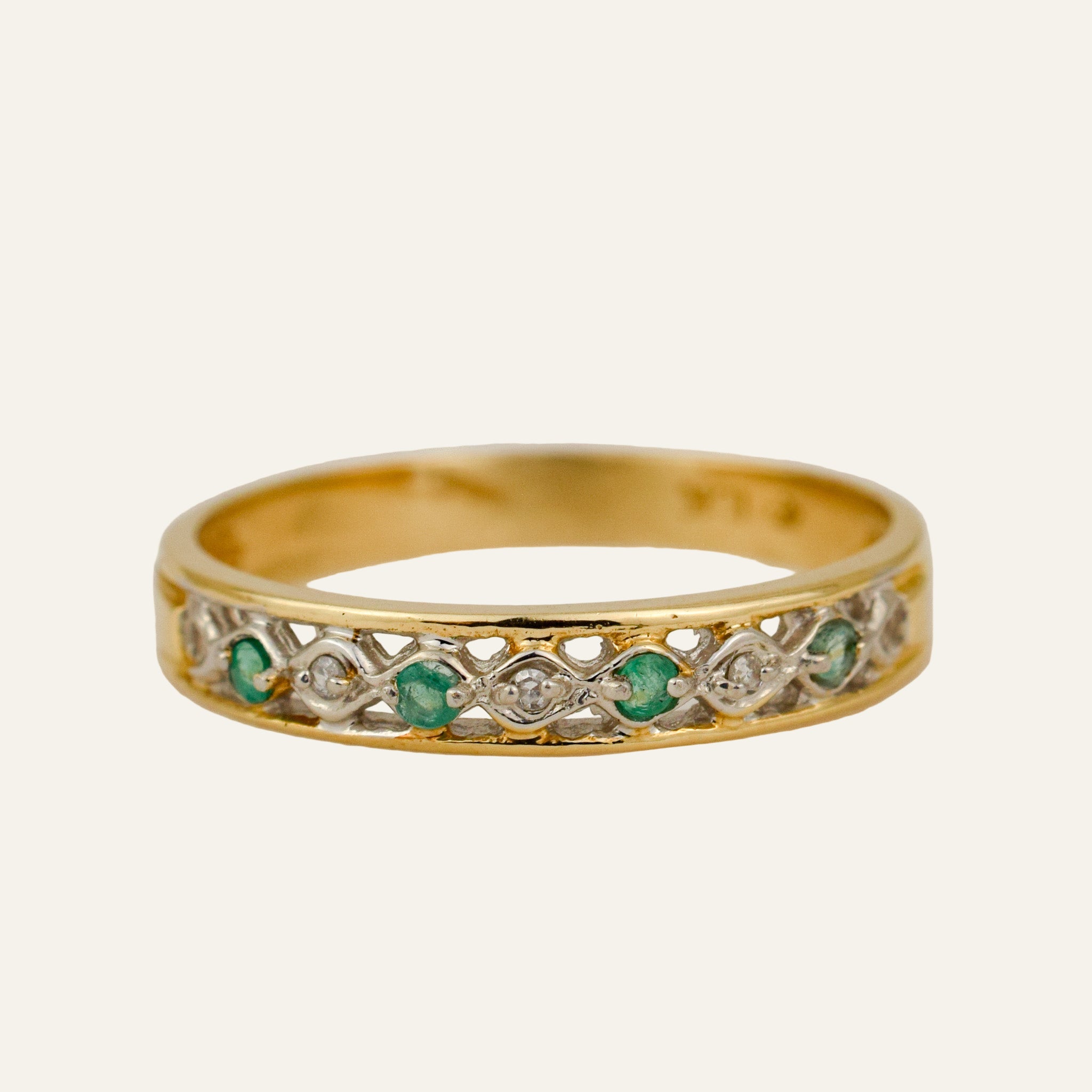Emerald and Diamond Band