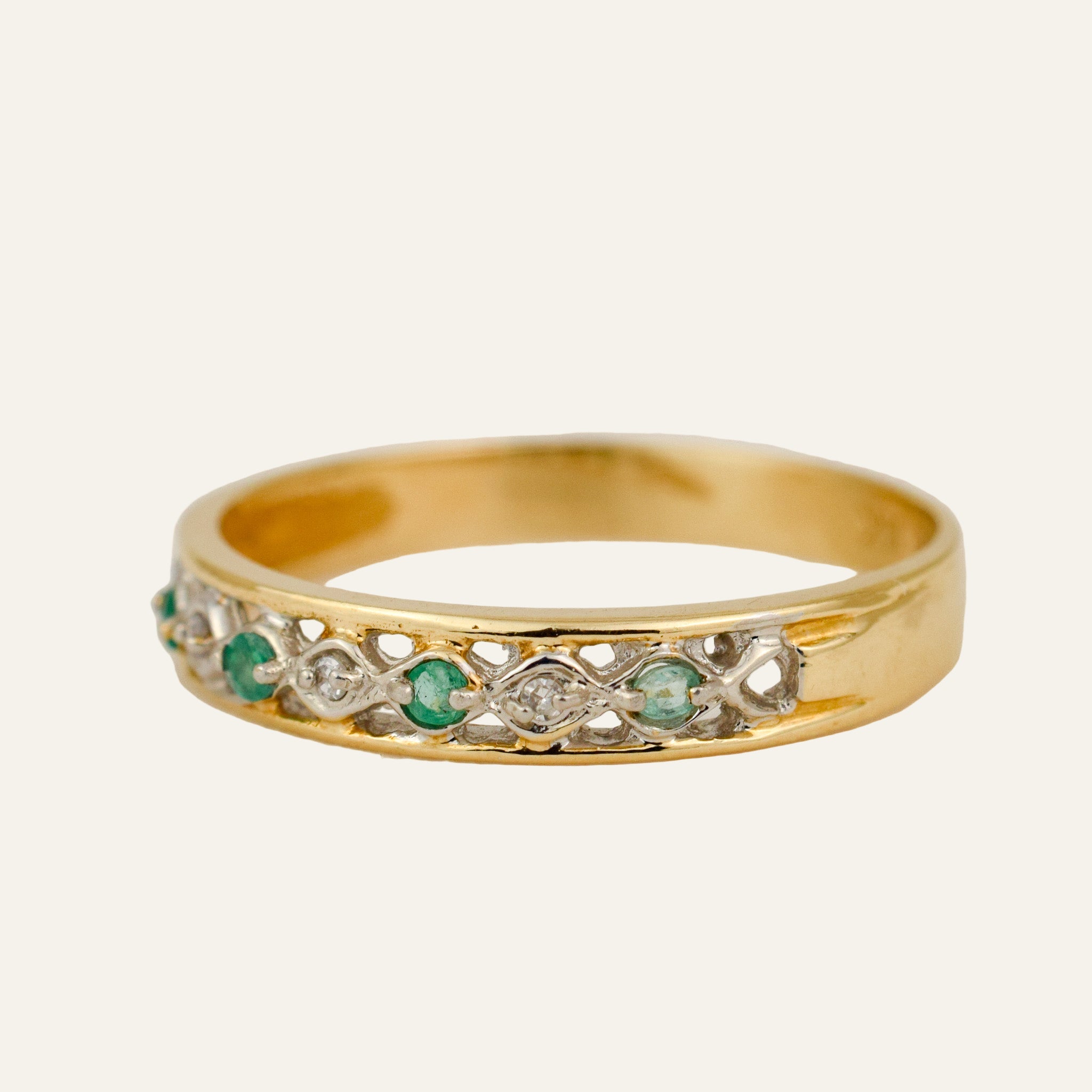 Emerald and Diamond Band