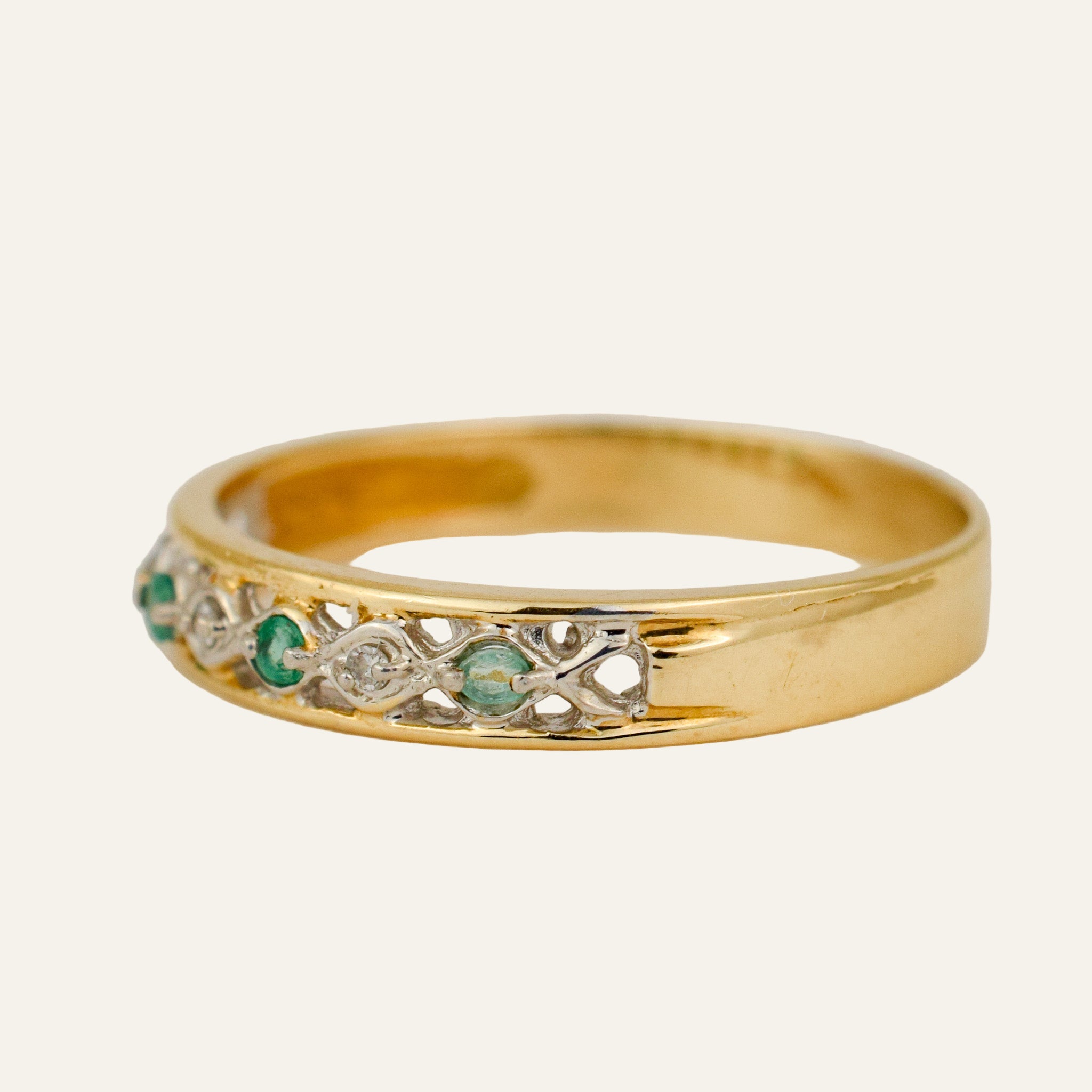 Emerald and Diamond Band