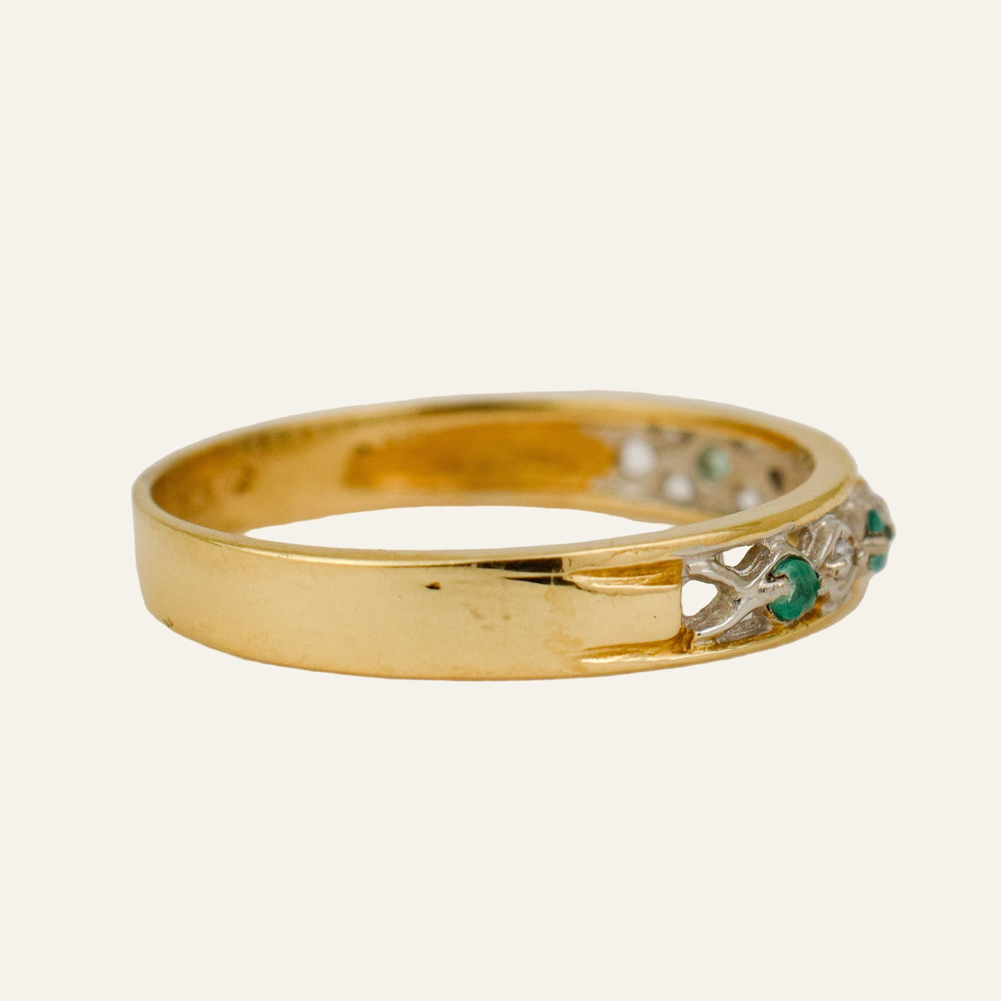 Emerald and Diamond Band