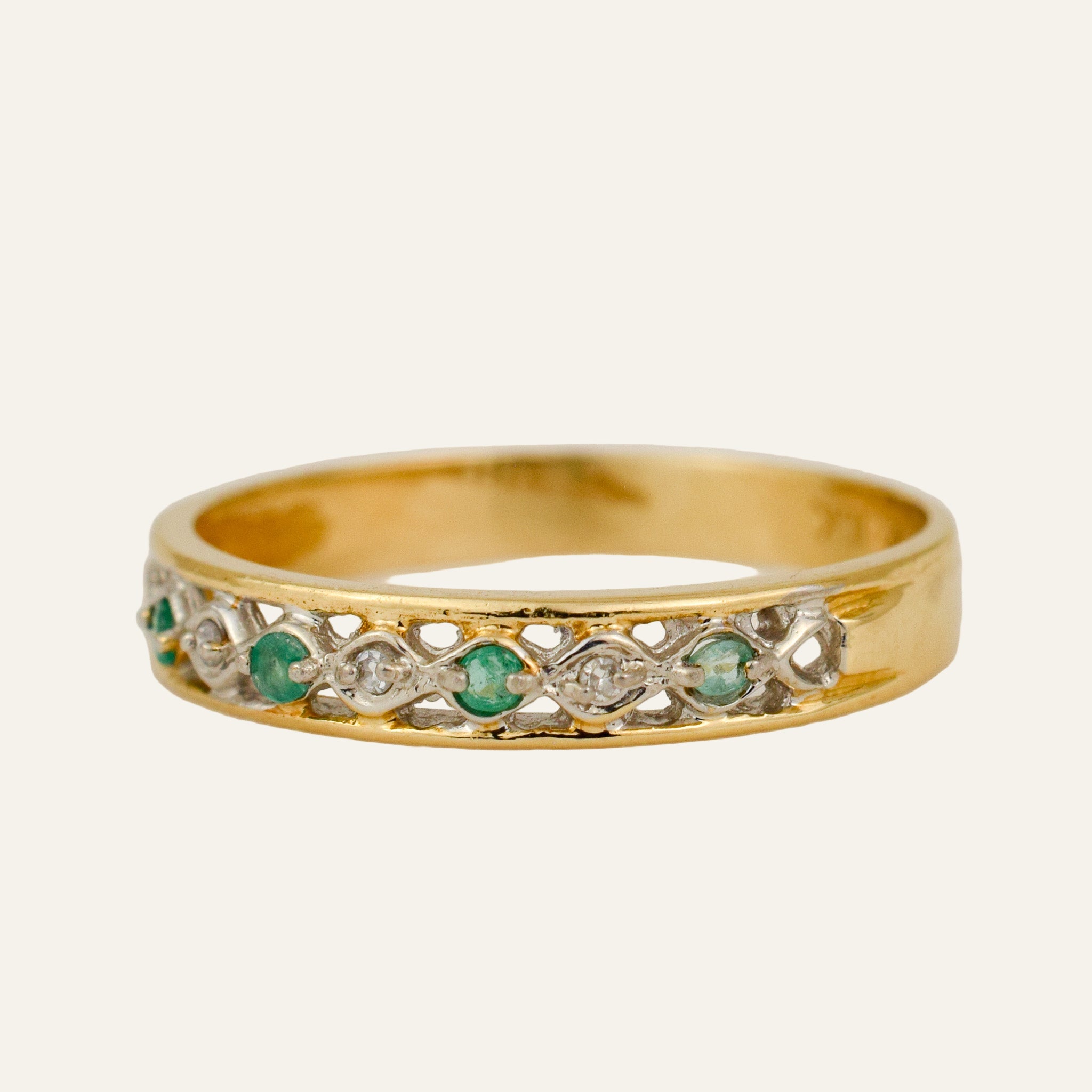 Emerald and Diamond Band