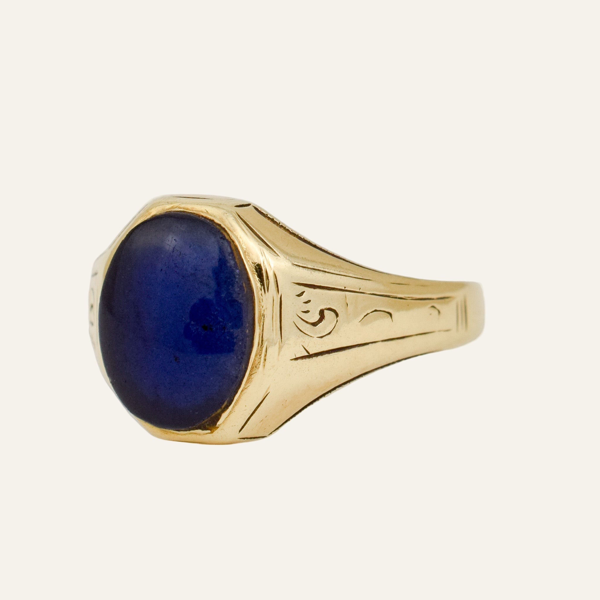 Lapis Signet Ring