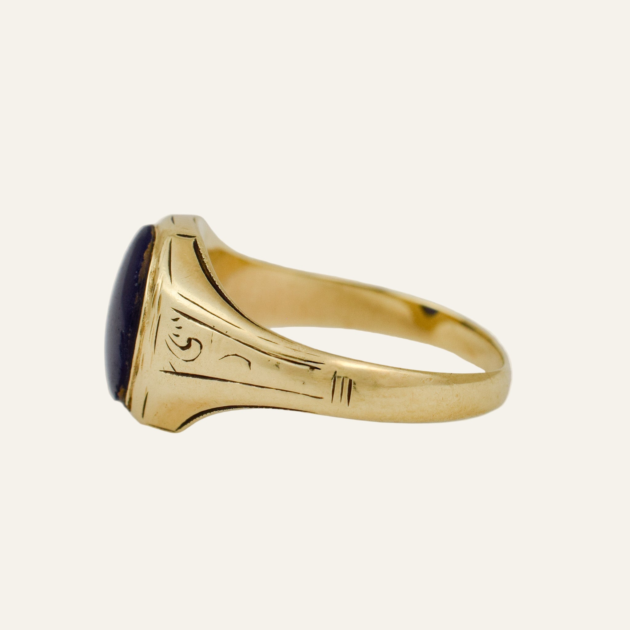 Lapis Signet Ring