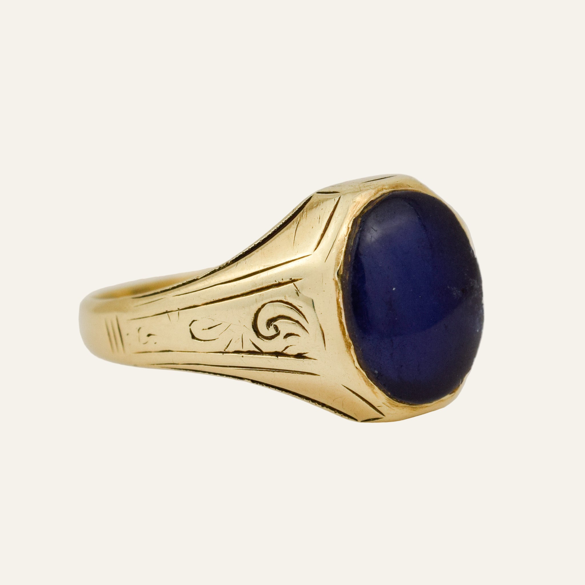 Lapis Signet Ring
